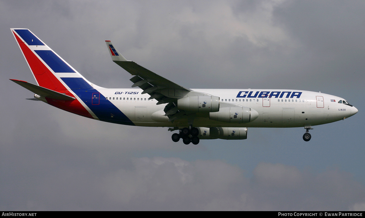 Aircraft Photo of CU-T1251 | Ilyushin Il-96-300 | Cubana | AirHistory.net #494644