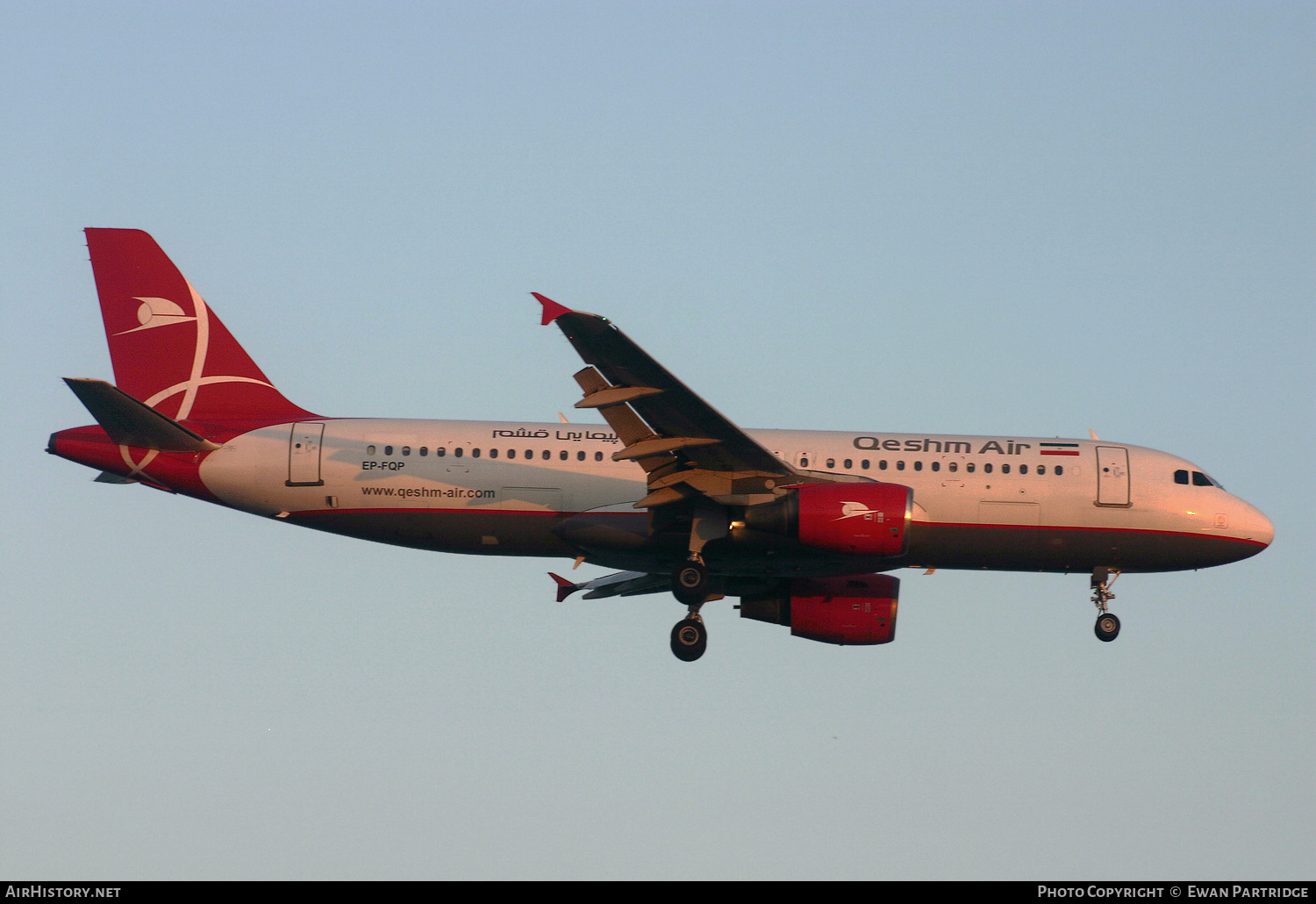 Aircraft Photo of EP-FQP | Airbus A320-214 | Qeshm Air | AirHistory.net #494646