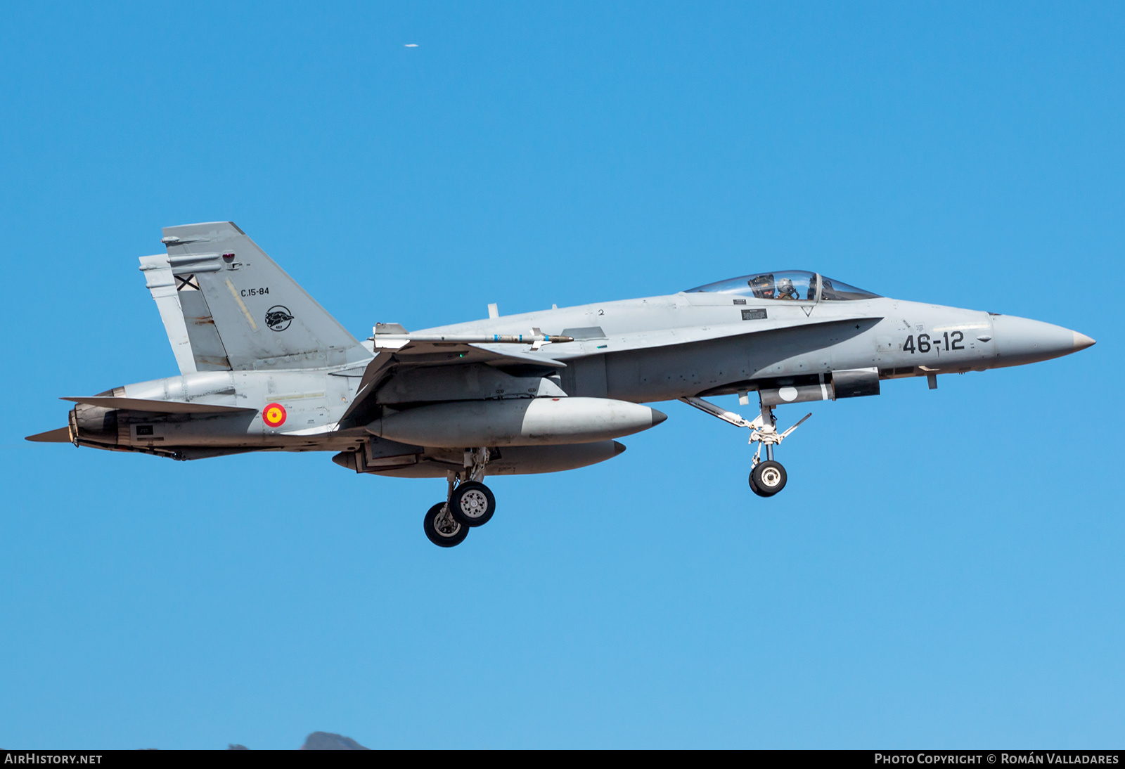 Aircraft Photo of C.15-84 | McDonnell Douglas F/A-18A+ Hornet | Spain - Air Force | AirHistory.net #494648