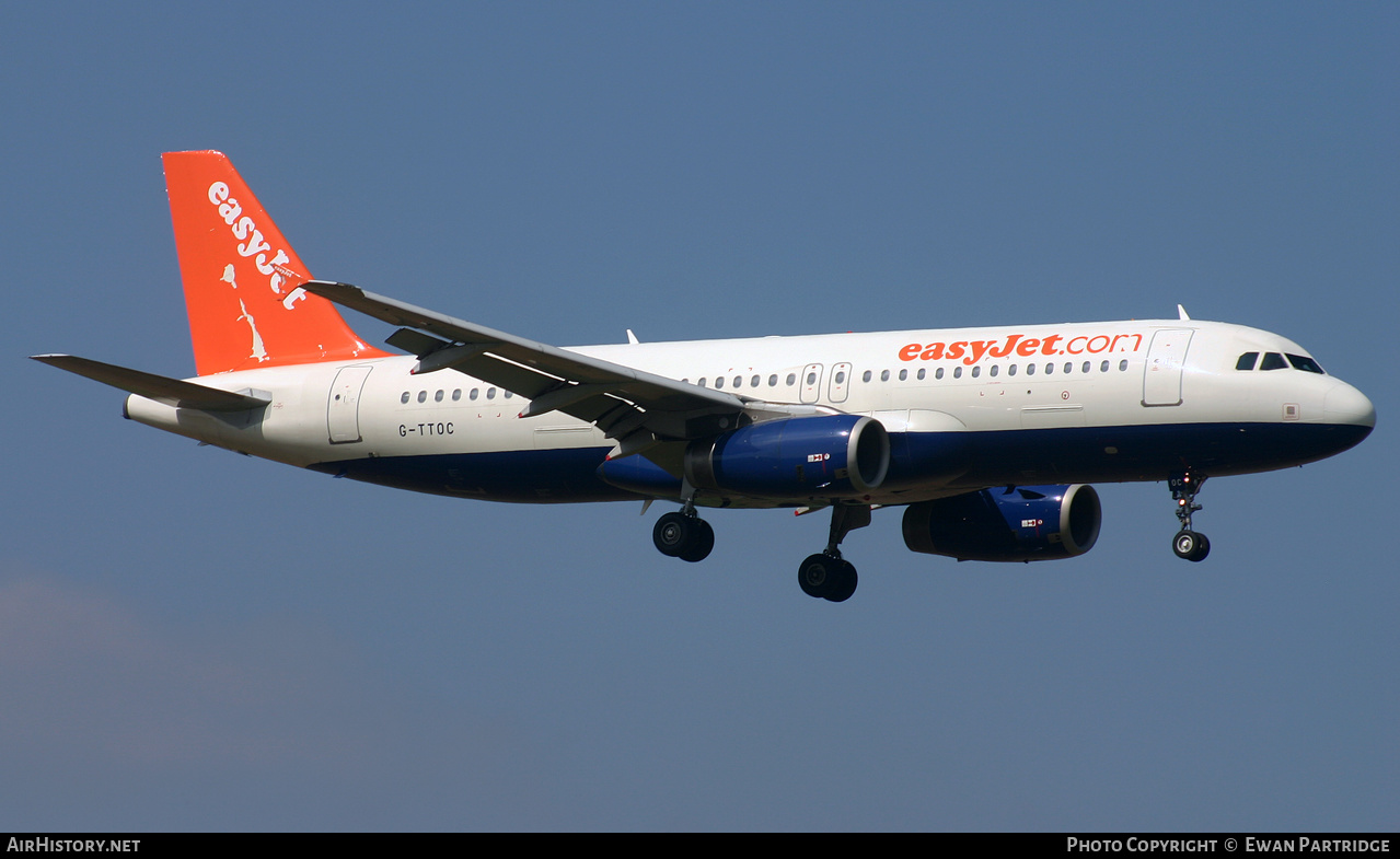 Aircraft Photo of G-TTOC | Airbus A320-232 | EasyJet | AirHistory.net #494653