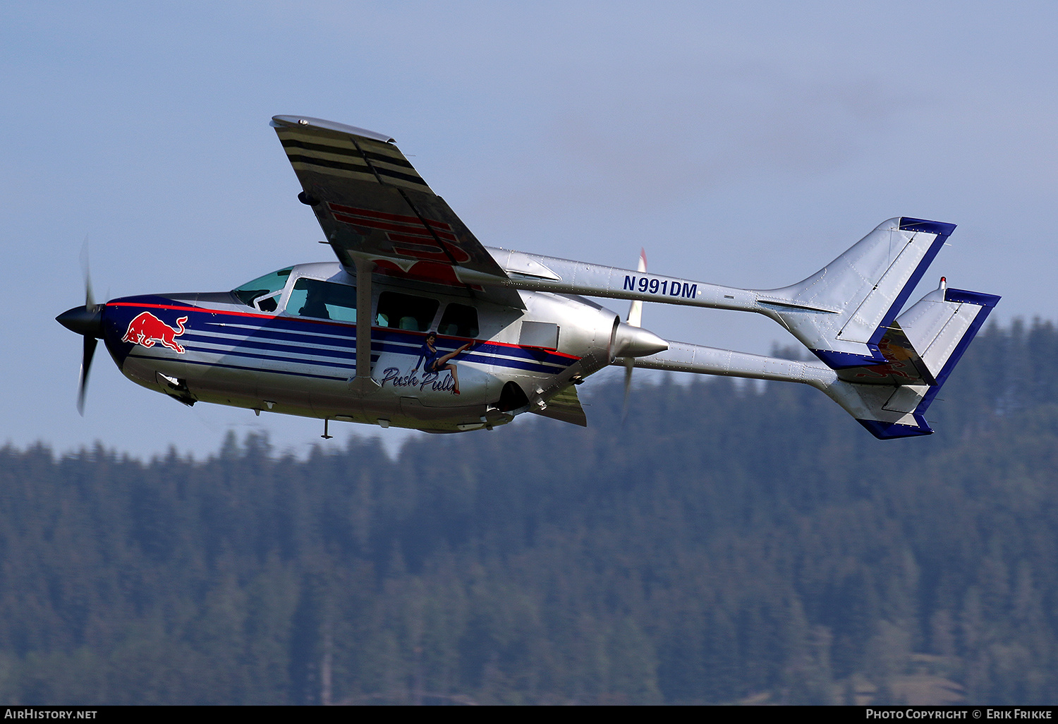 Aircraft Photo of N991DM | Cessna 337D Super Skymaster | Red Bull | AirHistory.net #494657