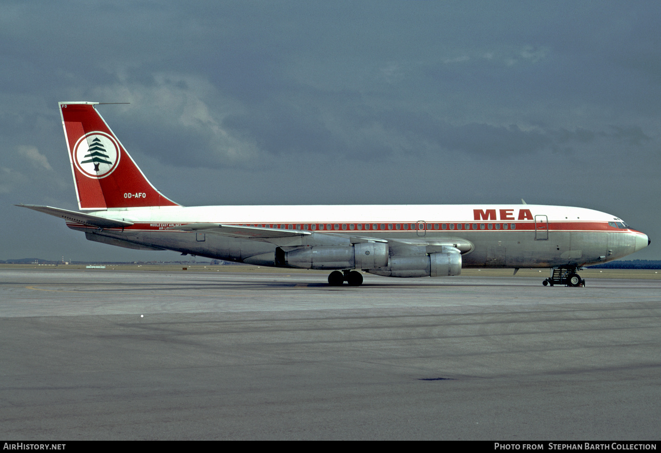 Aircraft Photo of OD-AFO | Boeing 720-023B | MEA - Middle East Airlines | AirHistory.net #494667
