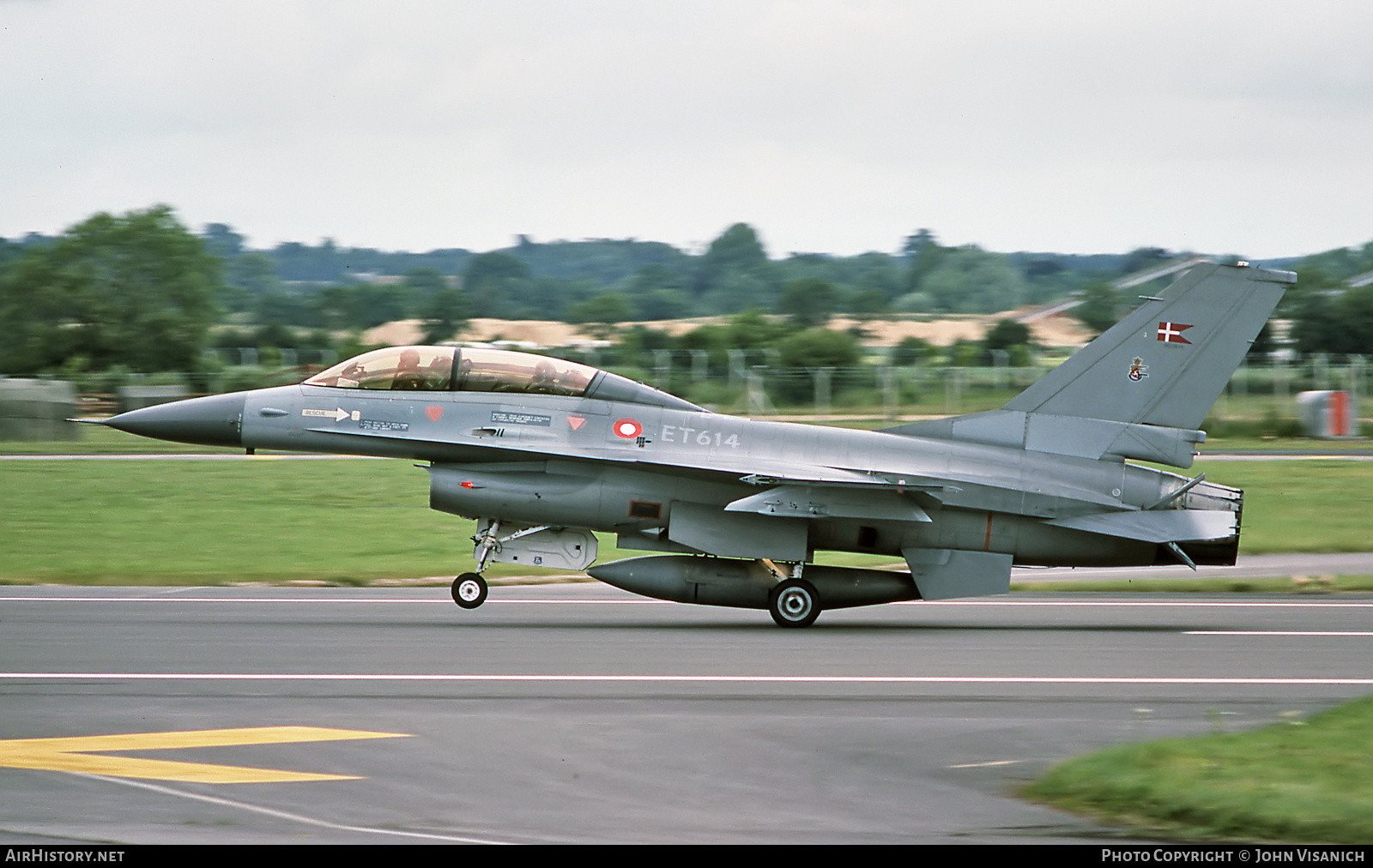 Aircraft Photo of ET-614 | General Dynamics F-16B Fighting Falcon | Denmark - Air Force | AirHistory.net #494730