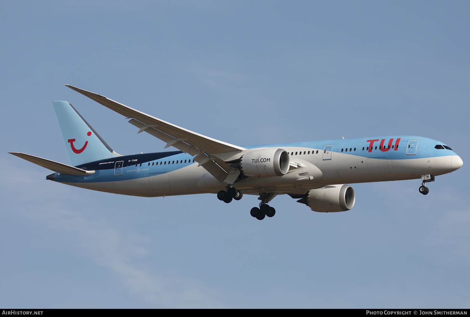 Aircraft Photo of G-TUIM | Boeing 787-9 Dreamliner | TUI | AirHistory.net #494775