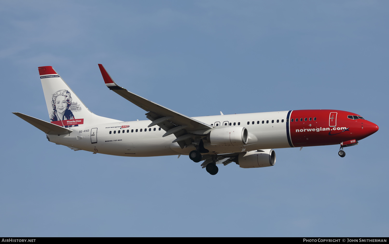 Aircraft Photo of SE-RXD | Boeing 737-86N | Norwegian | AirHistory.net #494783