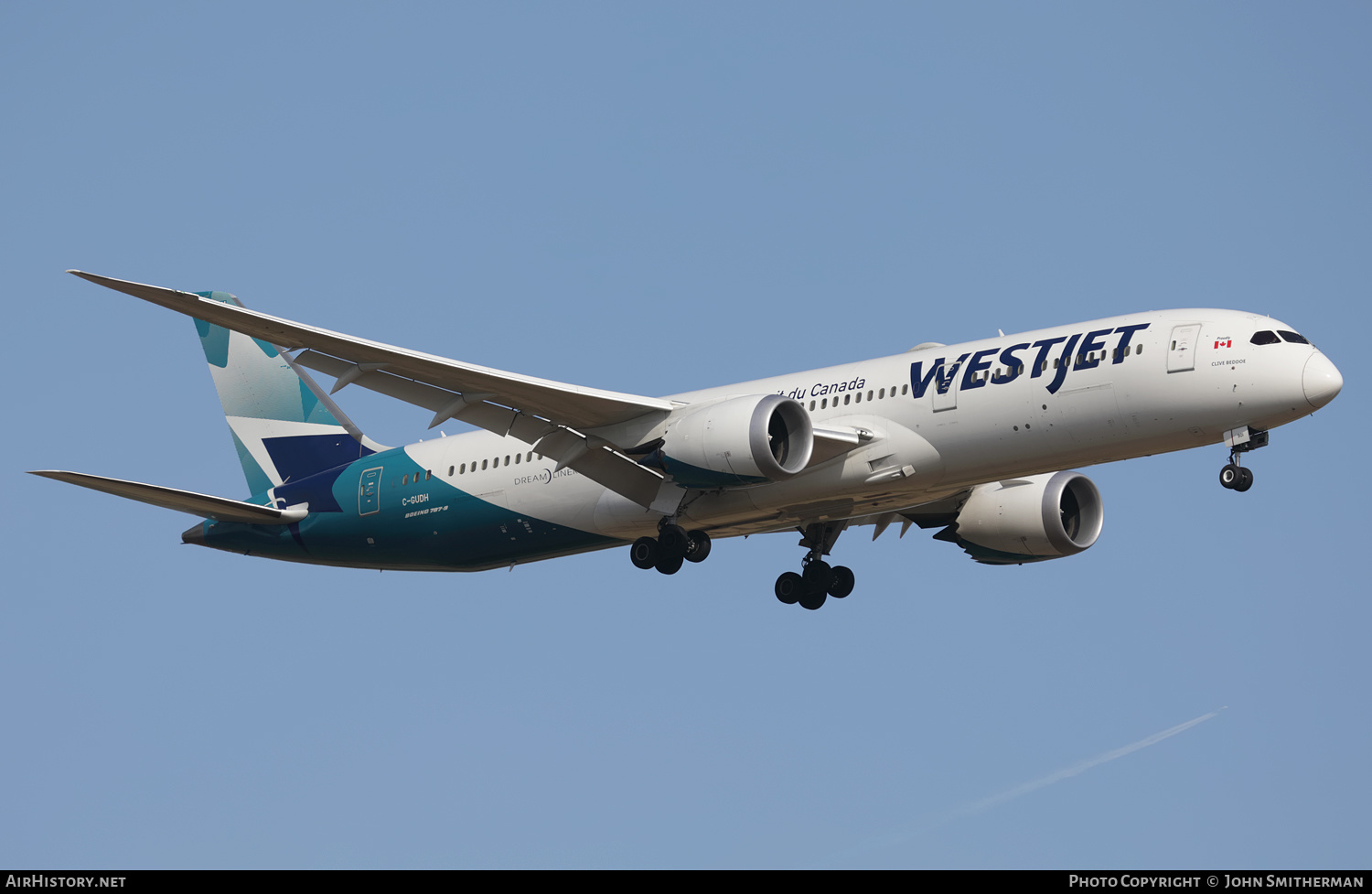 Aircraft Photo of C-GUDH | Boeing 787-9 Dreamliner | WestJet | AirHistory.net #494793
