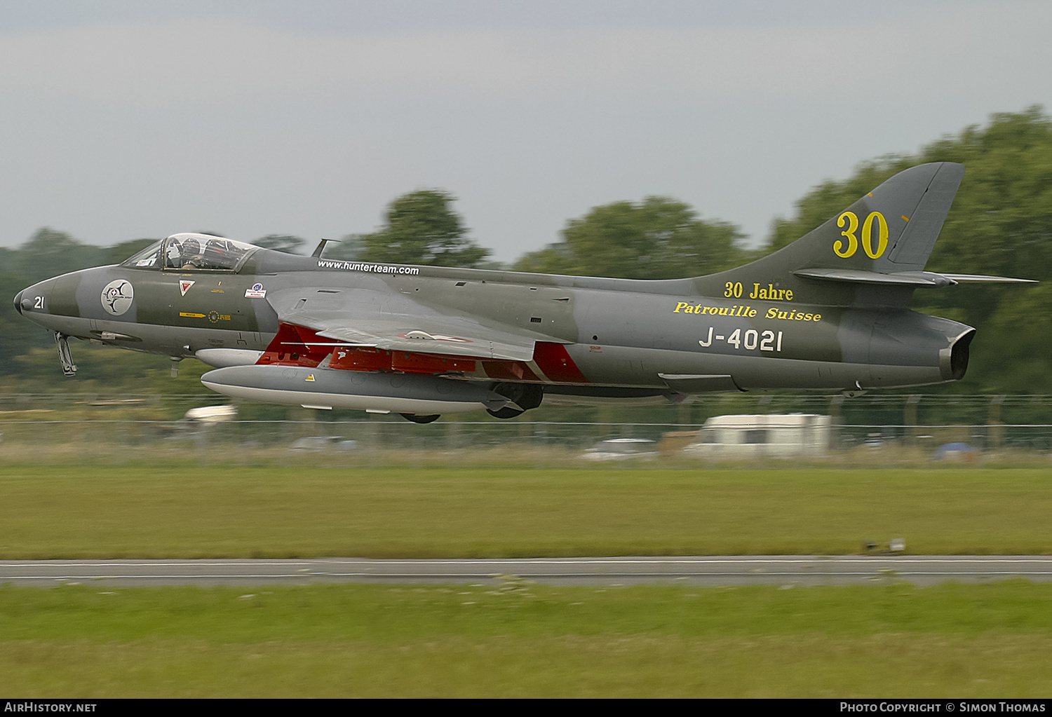Aircraft Photo of G-HHAC / J-4021 | Hawker Hunter F58 | Switzerland - Air Force | AirHistory.net #494807