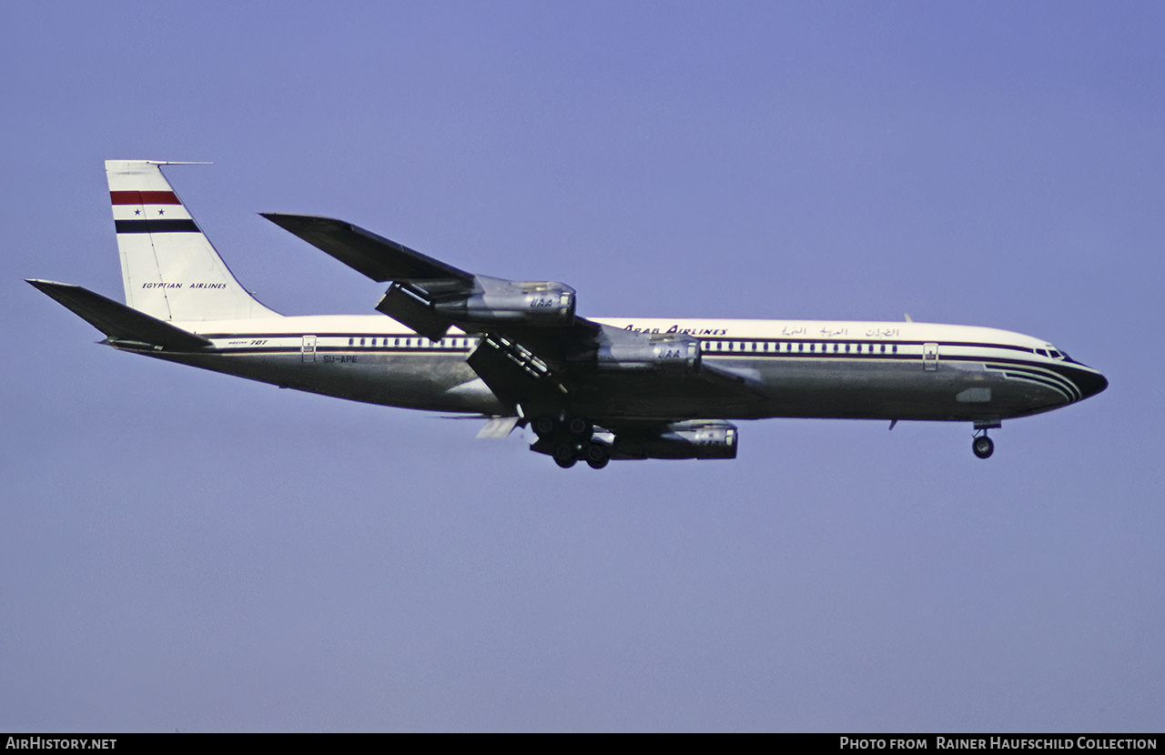 Aircraft Photo of SU-APE | Boeing 707-366C | United Arab Airlines - UAA | AirHistory.net #494809