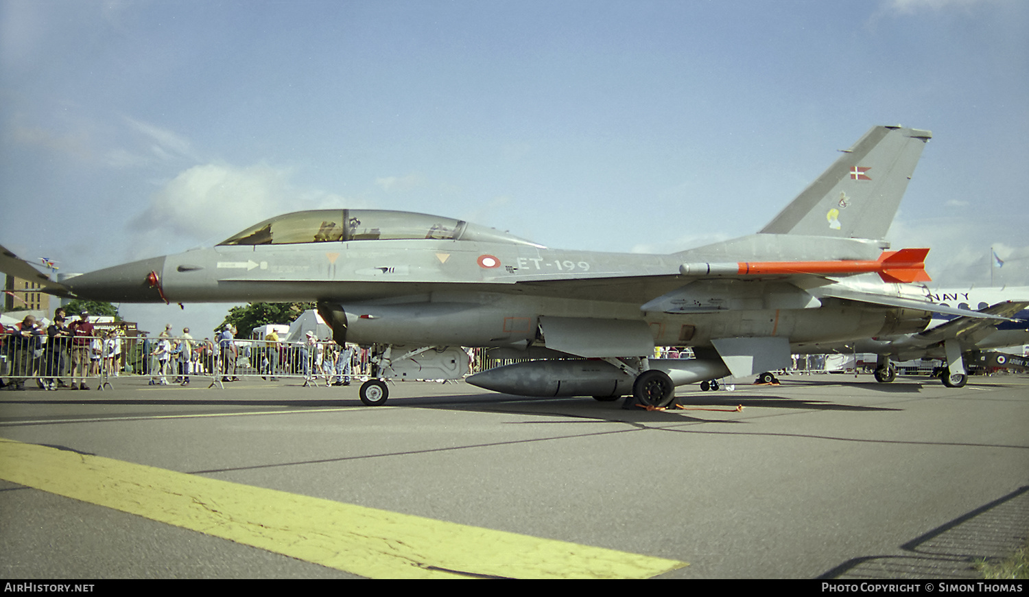 Aircraft Photo of ET-199 | General Dynamics F-16BM Fighting Falcon | Denmark - Air Force | AirHistory.net #494811