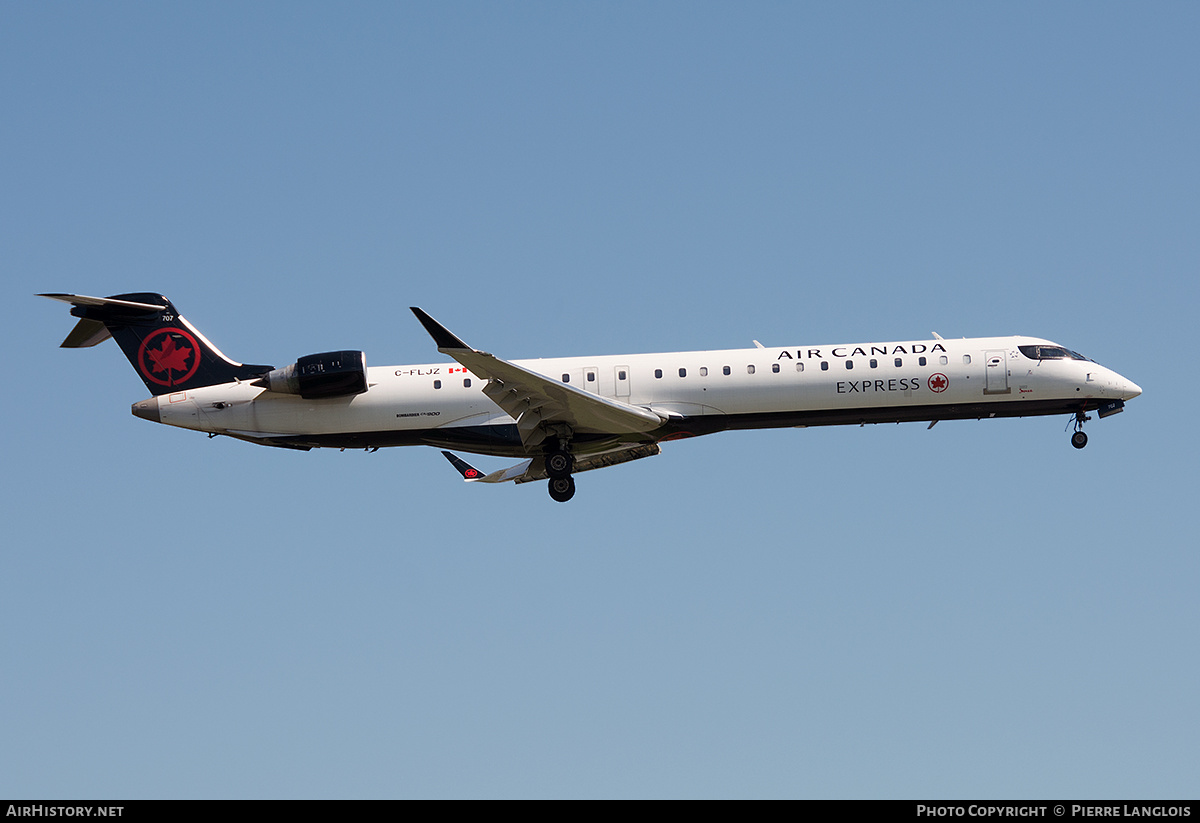 Aircraft Photo of C-FLJZ | Bombardier CRJ-900LR (CL-600-2D24) | Air Canada Express | AirHistory.net #494819