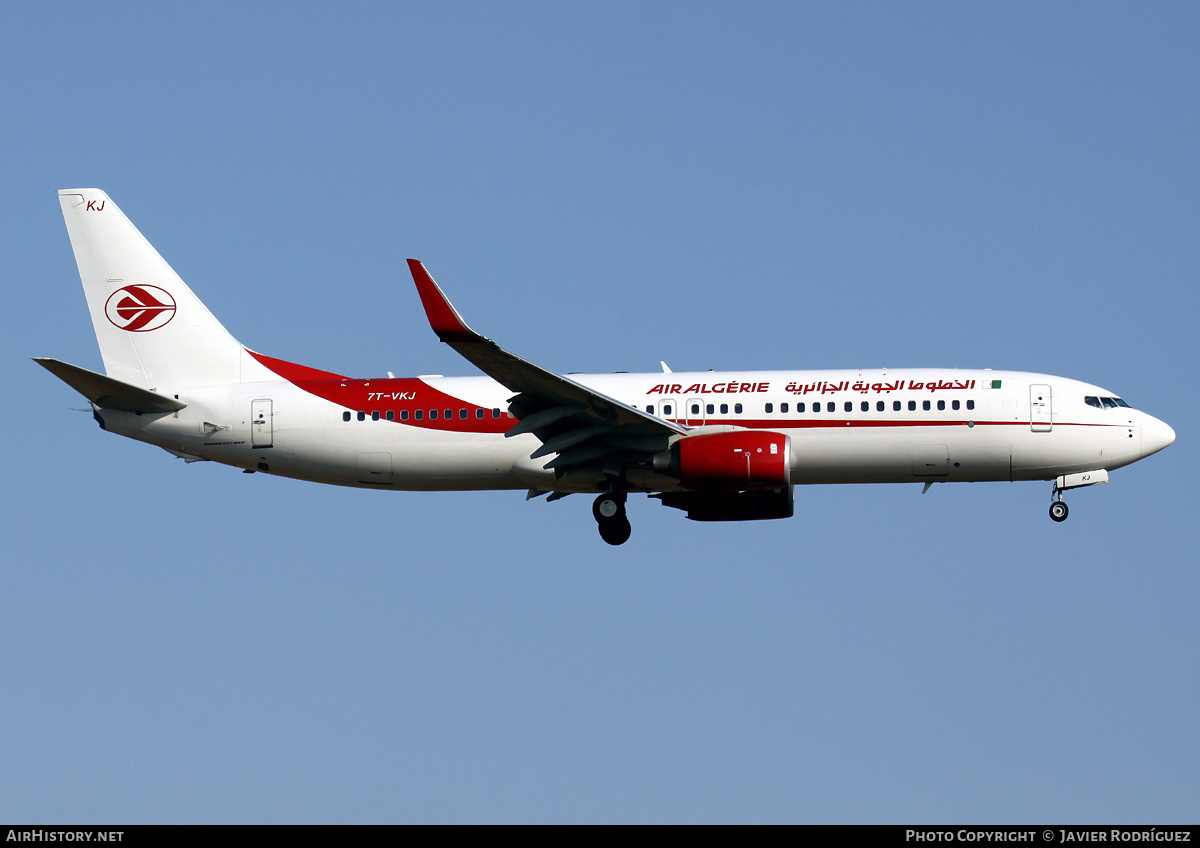 Aircraft Photo of 7T-VKJ | Boeing 737-8D6 | Air Algérie | AirHistory.net #494843