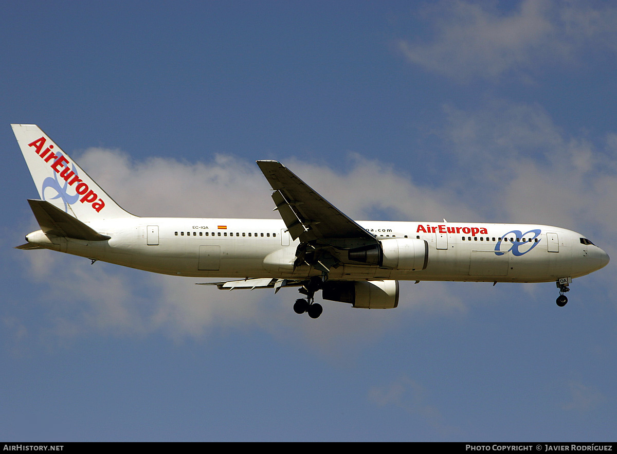 Aircraft Photo of EC-IQA | Boeing 767-33A/ER | Air Europa | AirHistory.net #494848