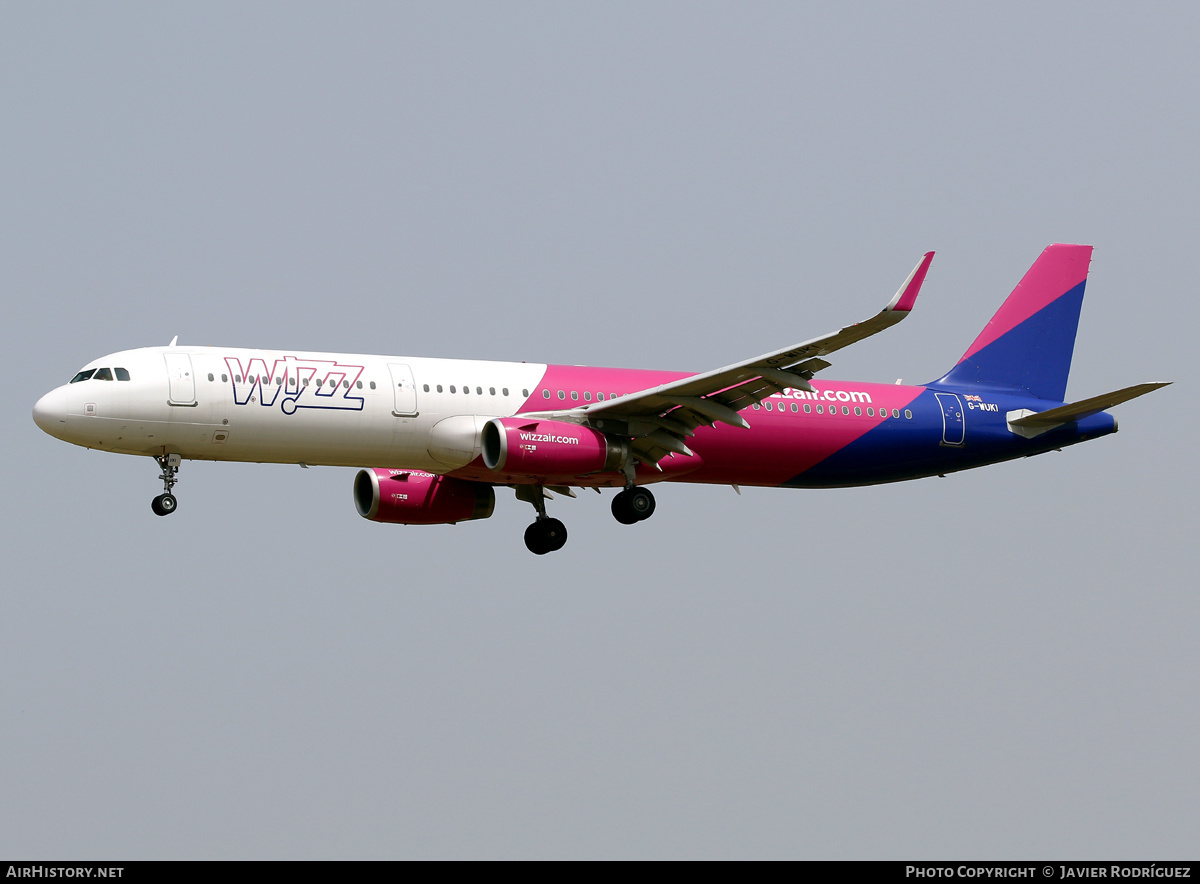 Aircraft Photo of G-WUKI | Airbus A321-231 | Wizz Air | AirHistory.net #494867