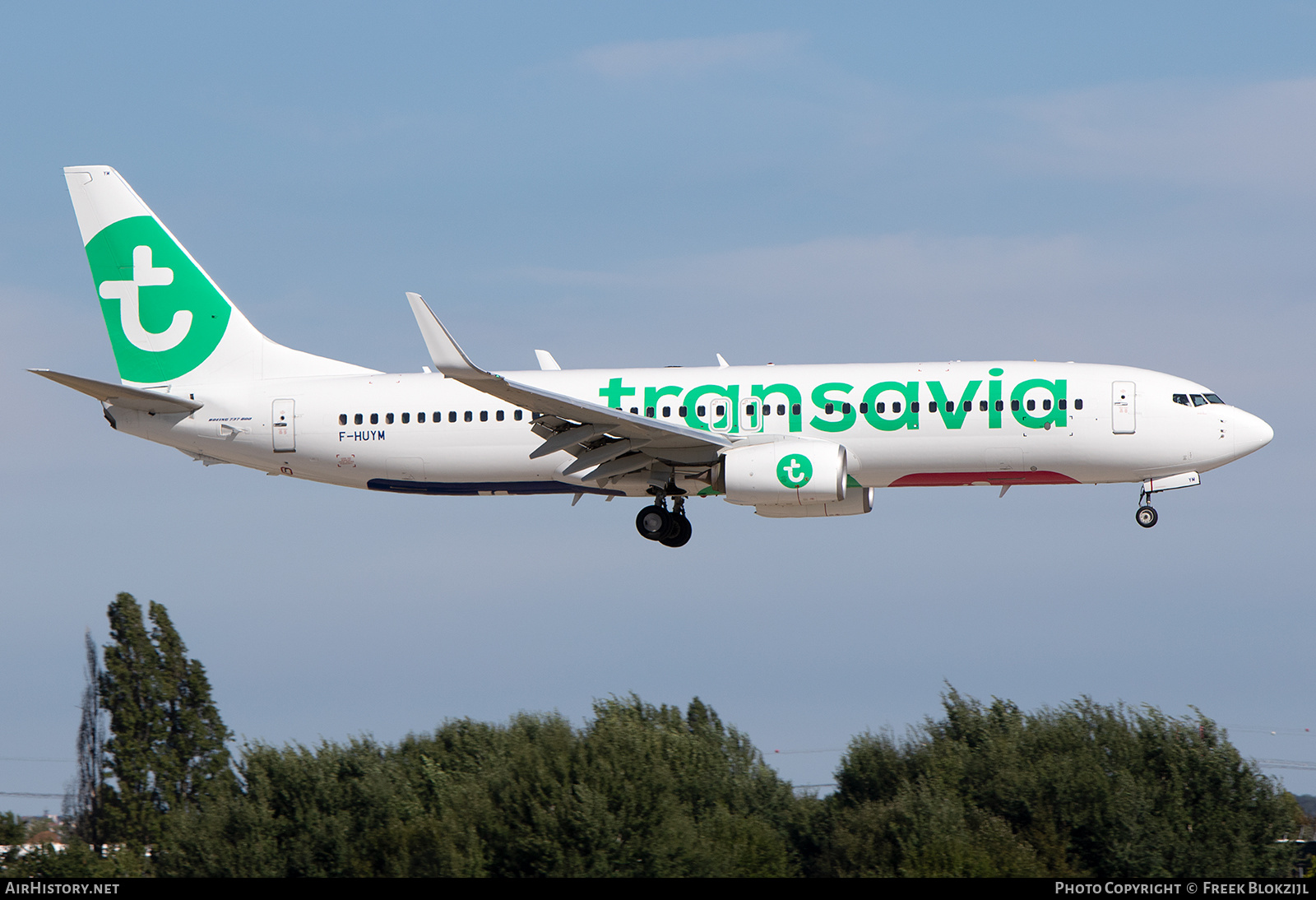Aircraft Photo of F-HUYM | Boeing 737-86N | Transavia | AirHistory.net #494875
