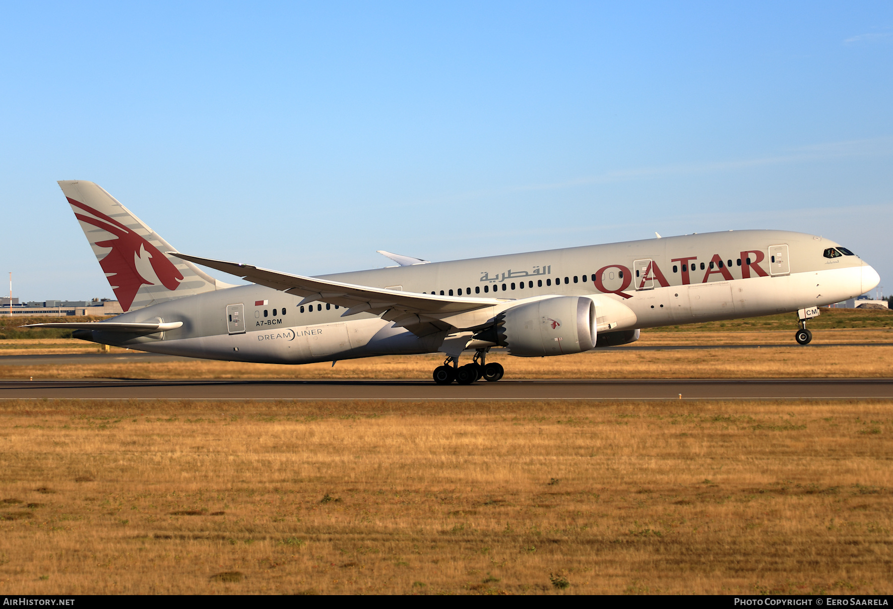 Aircraft Photo of A7-BCM | Boeing 787-8 Dreamliner | Qatar Airways | AirHistory.net #494881