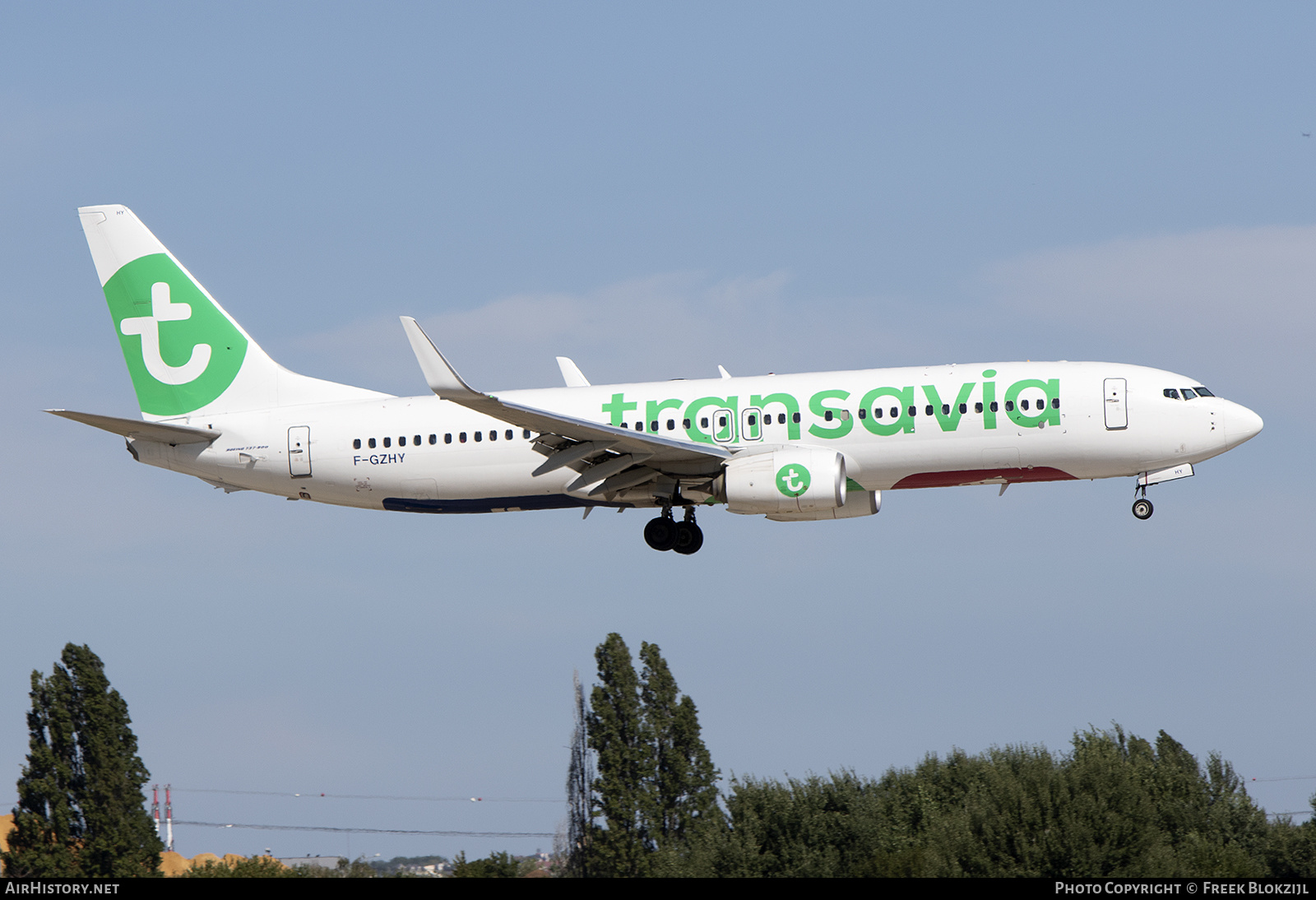 Aircraft Photo of F-GZHY | Boeing 737-8K2 | Transavia | AirHistory.net #494882