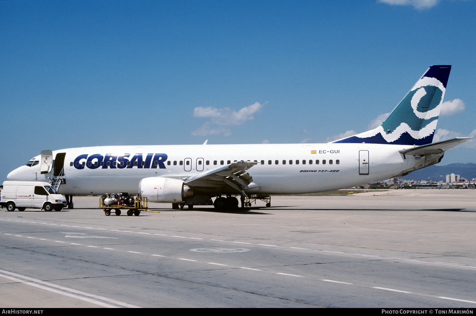 Aircraft Photo of EC-GUI | Boeing 737-4Y0 | Corsair | AirHistory.net #494884