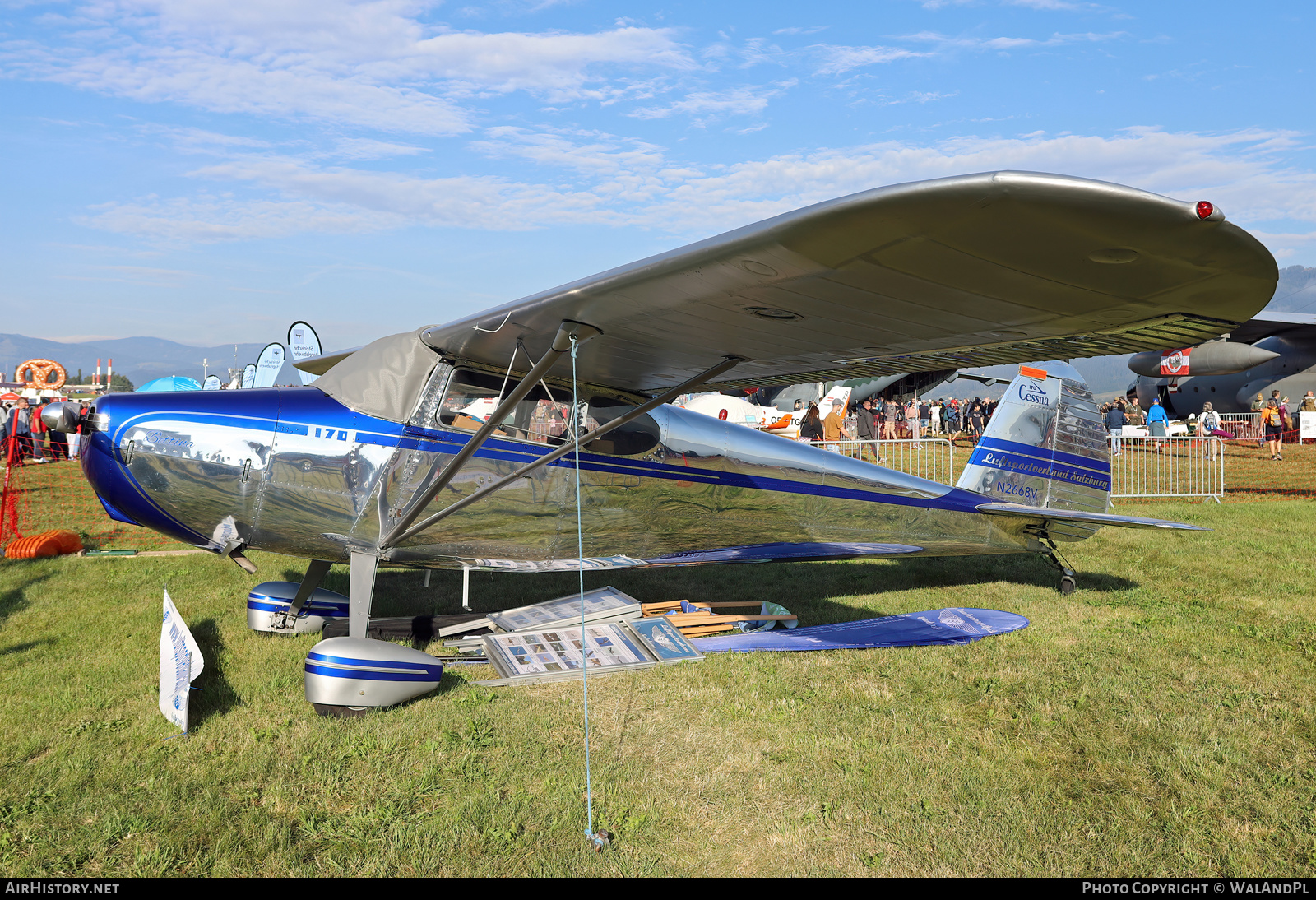 Aircraft Photo of N2668V | Cessna 170 | Luftsportverband Salzburg | AirHistory.net #494916