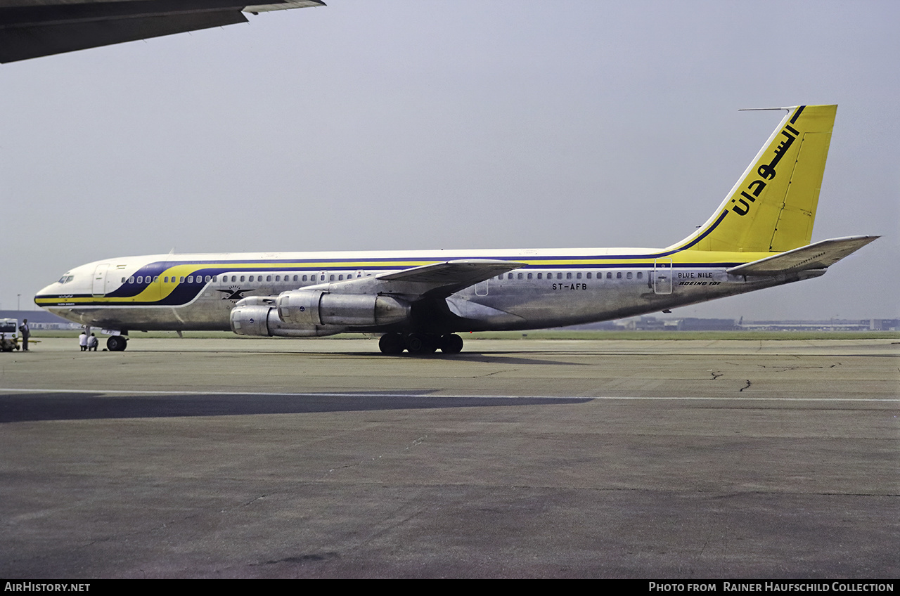 Aircraft Photo of ST-AFB | Boeing 707-3J8C | Sudan Airways | AirHistory.net #494927