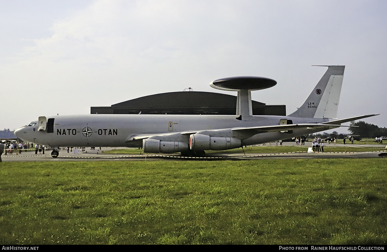 Aircraft Photo of LX-N90451 | Boeing E-3A Sentry | Luxembourg - NATO | AirHistory.net #494931