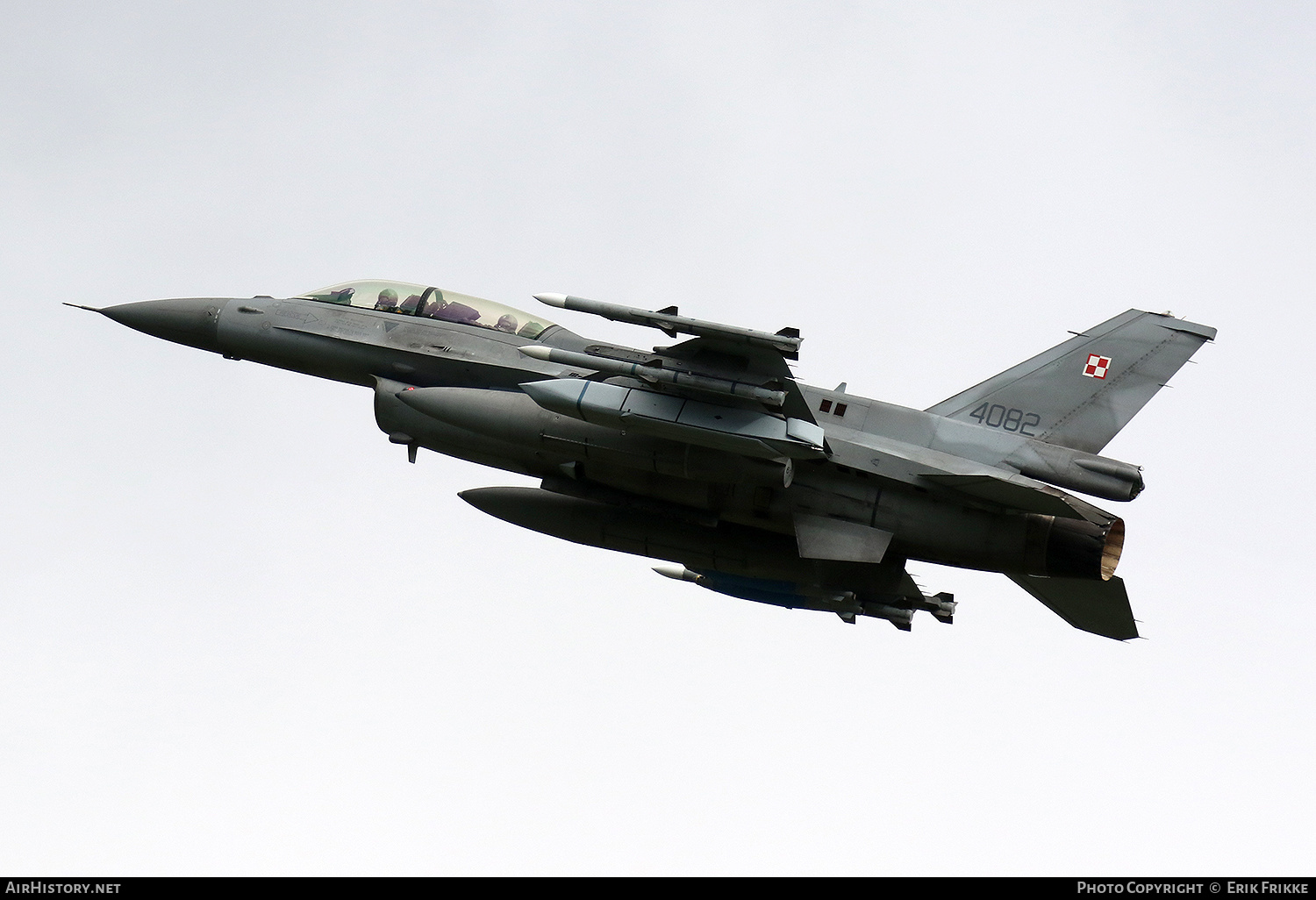 Aircraft Photo of 4082 | Lockheed Martin F-16DJ Fighting Falcon | Poland - Air Force | AirHistory.net #494994