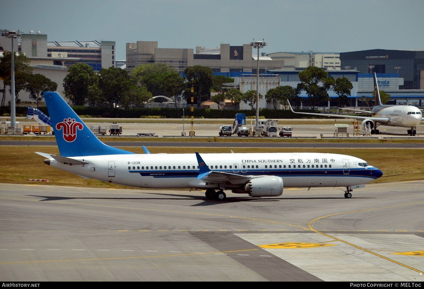 Aircraft Photo of B-1238 | Boeing 737-8 Max 8 | China Southern Airlines | AirHistory.net #495076