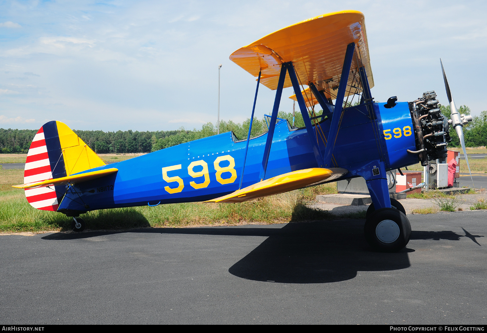 Aircraft Photo of N81172 / 42-109055 | Boeing N2S-5 Kaydet (E75) | USA - Air Force | AirHistory.net #495144