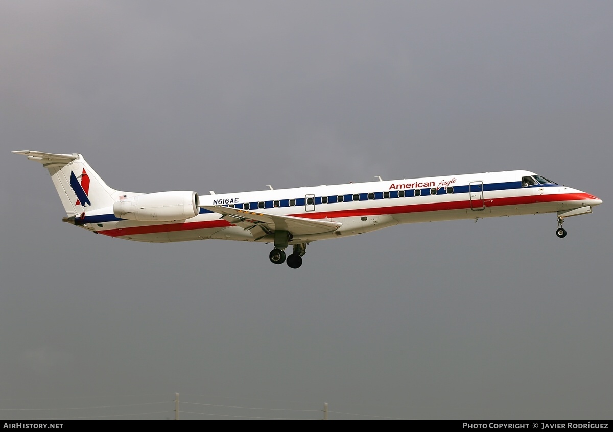 Aircraft Photo of N616AE | Embraer ERJ-145LR (EMB-145LR) | American Eagle | AirHistory.net #495146