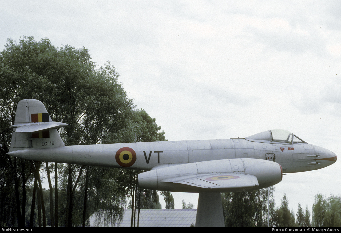 Aircraft Photo of EG-18 | Gloster Meteor F8 | Belgium - Air Force | AirHistory.net #495162