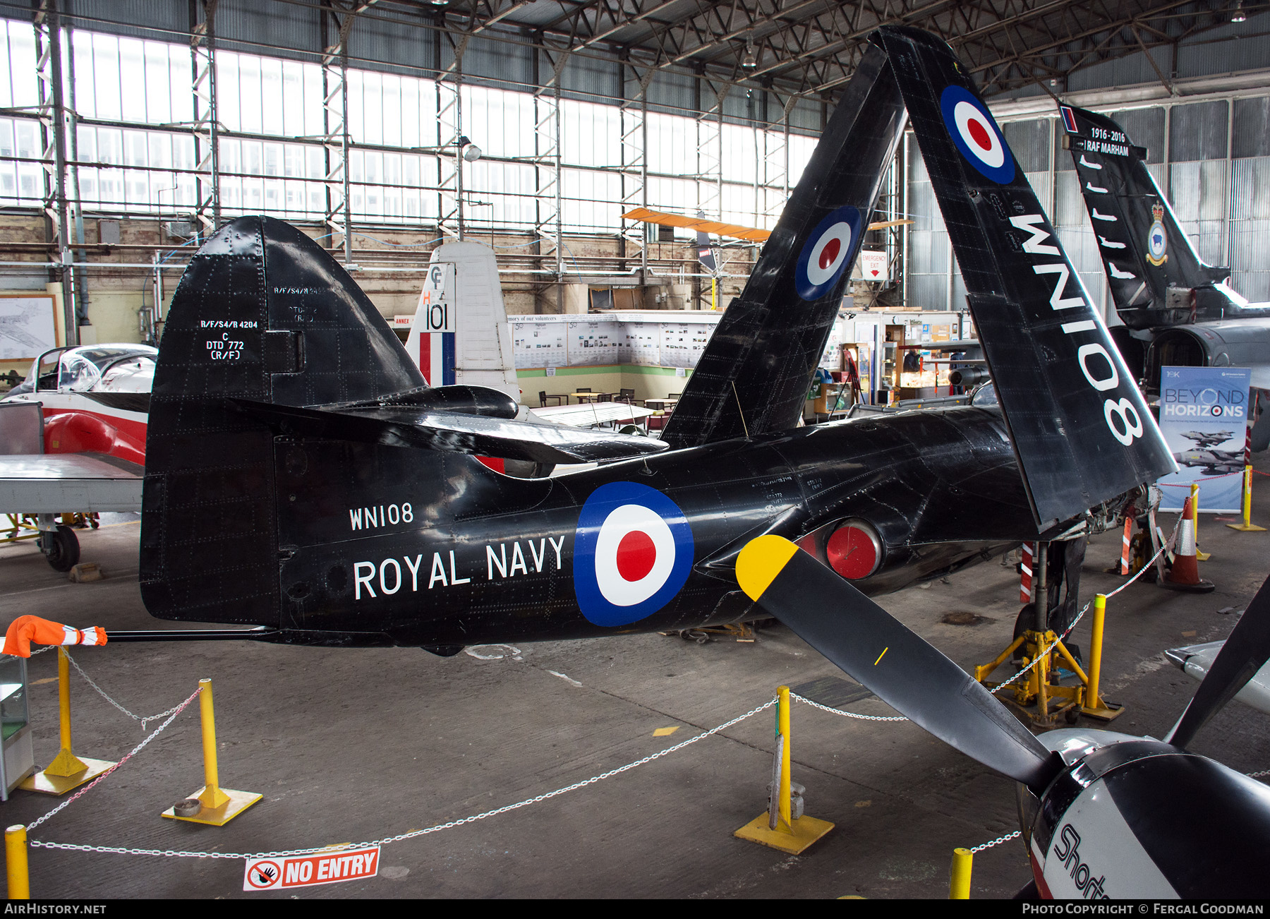 Aircraft Photo of WN108 | Hawker Sea Hawk FB5 | UK - Navy | AirHistory.net #495172