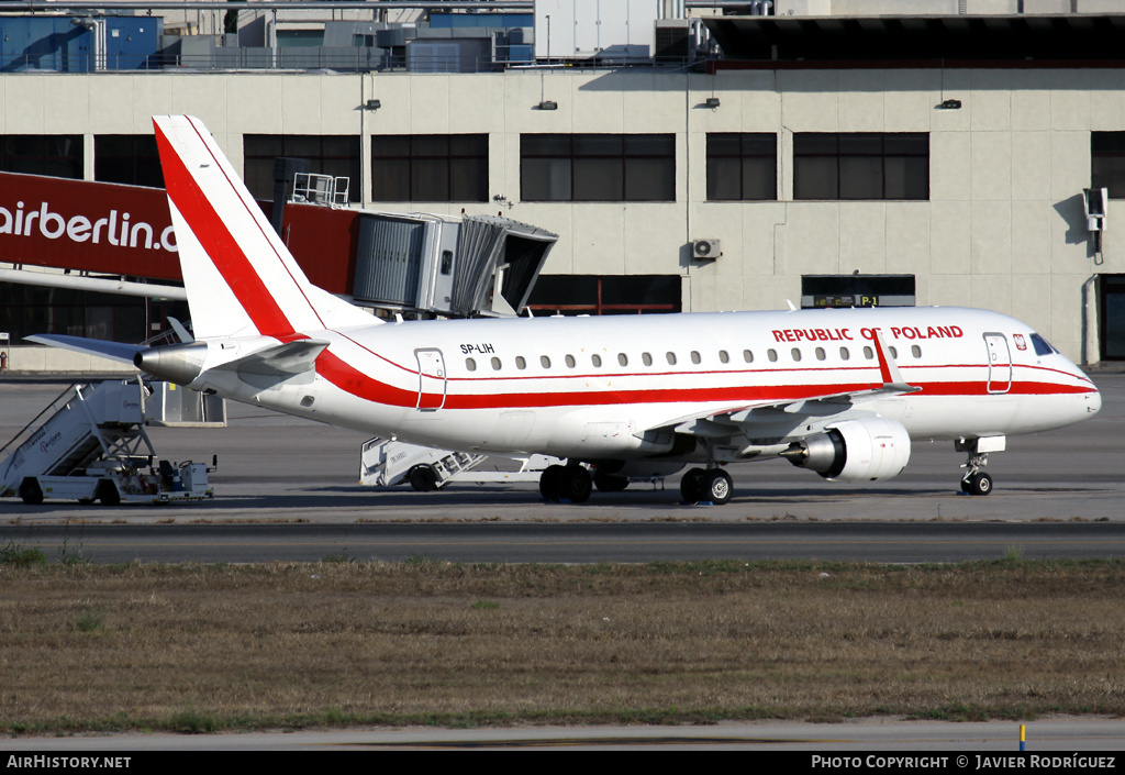 Aircraft Photo of SP-LIH | Embraer 175LR (ERJ-170-200LR) | Republic of Poland - Rzeczpospolita Polska | AirHistory.net #495175