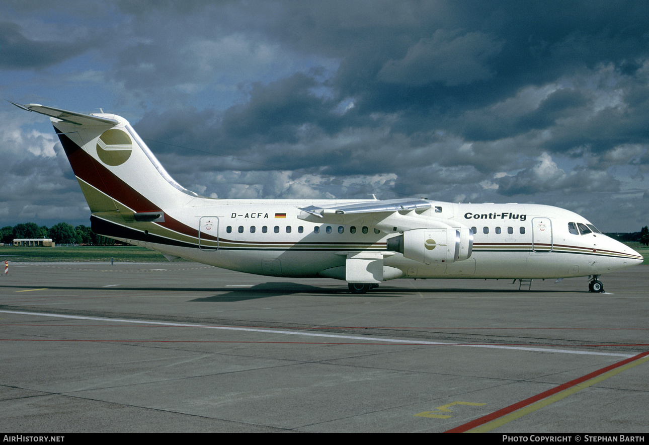 Aircraft Photo of D-ACFA | British Aerospace BAe-146-200 | Conti-Flug | AirHistory.net #495217