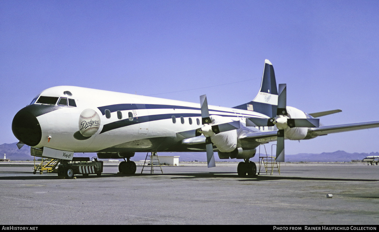 Aircraft Photo of N1R | Lockheed L-188A Electra | Los Angeles Dodgers | AirHistory.net #495219