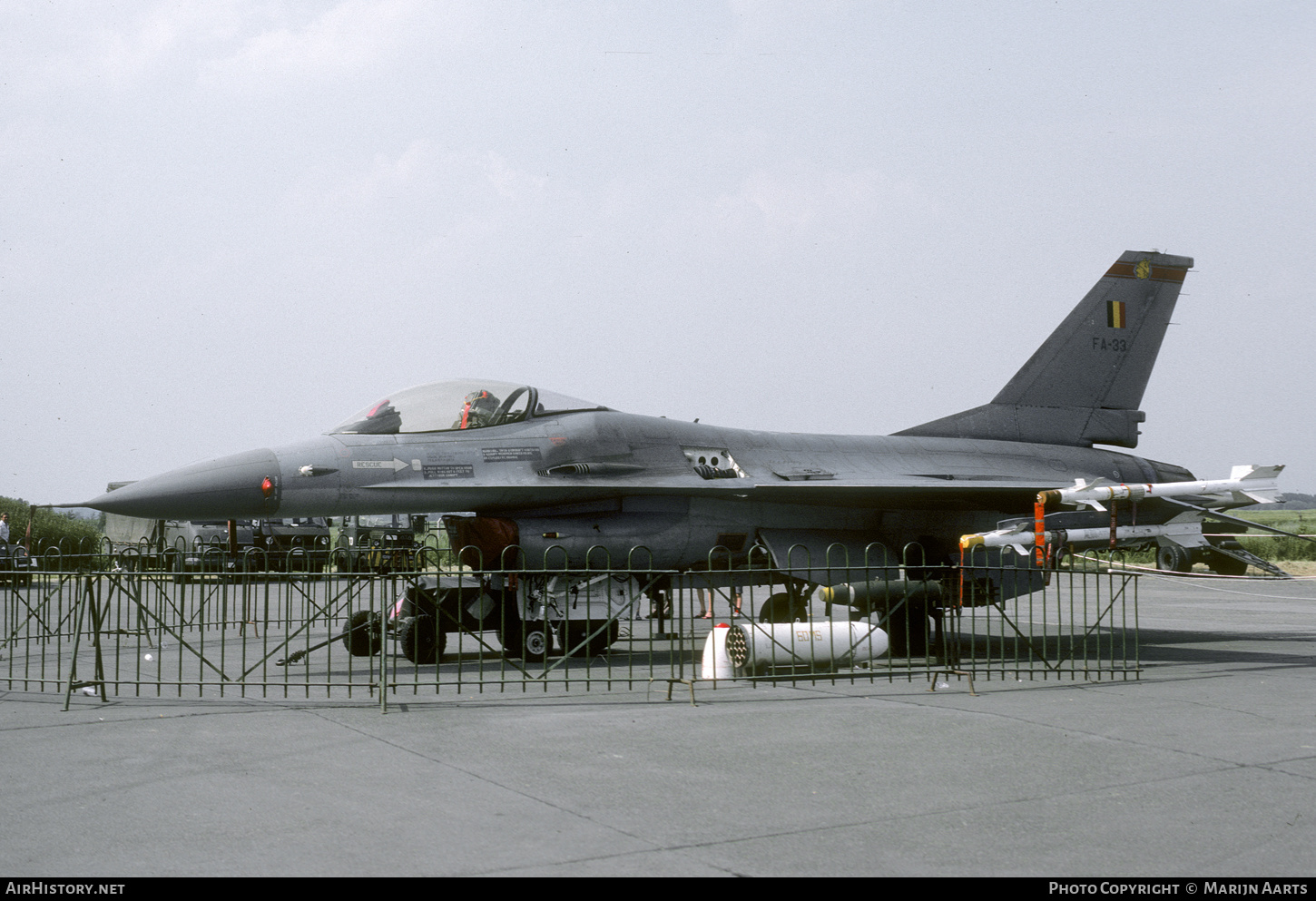 Aircraft Photo of FA-33 | General Dynamics F-16A Fighting Falcon | Belgium - Air Force | AirHistory.net #495225