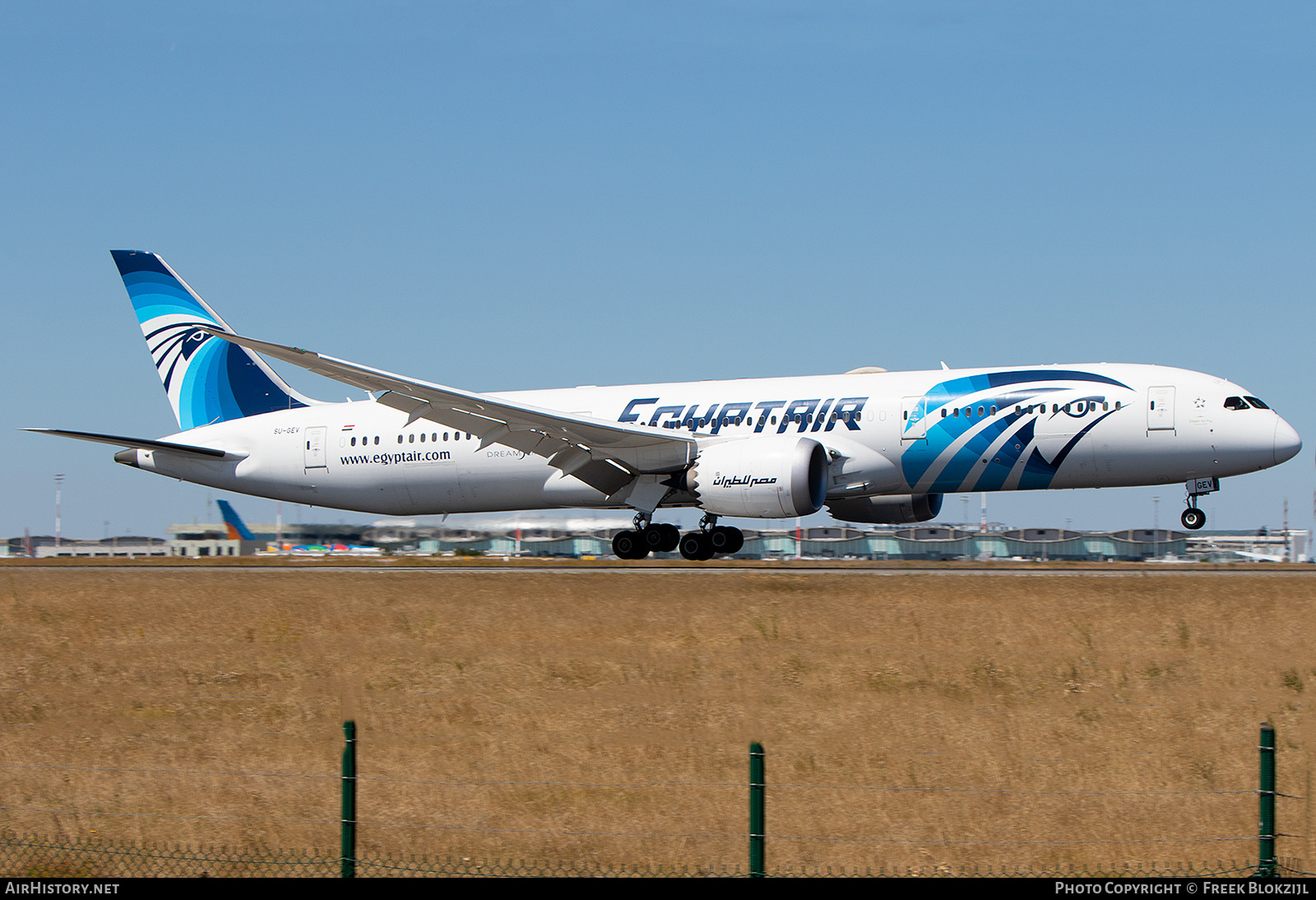 Aircraft Photo of SU-GEV | Boeing 787-9 Dreamliner | EgyptAir | AirHistory.net #495240