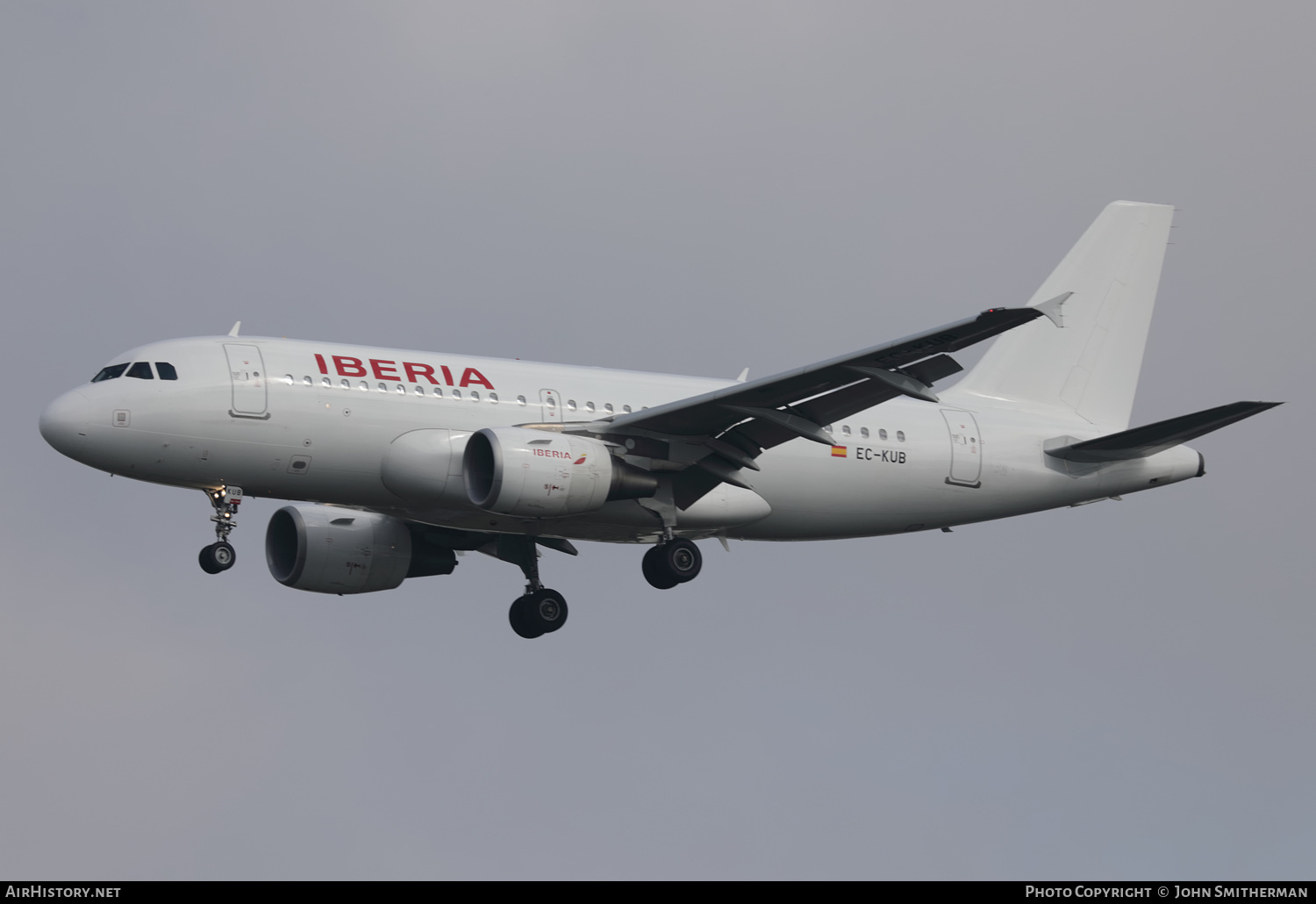 Aircraft Photo of EC-KUB | Airbus A319-111 | Iberia | AirHistory.net #495252