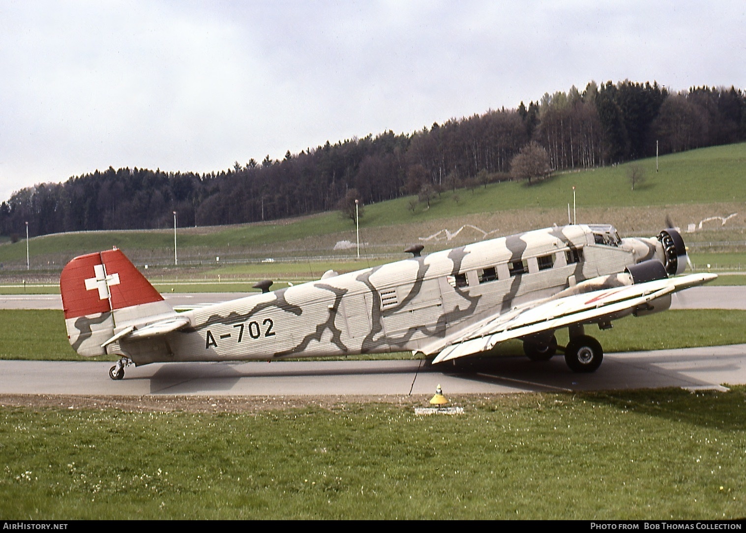 Aircraft Photo of A-702 | Junkers Ju 52/3m g4e | Switzerland - Air Force | AirHistory.net #495255