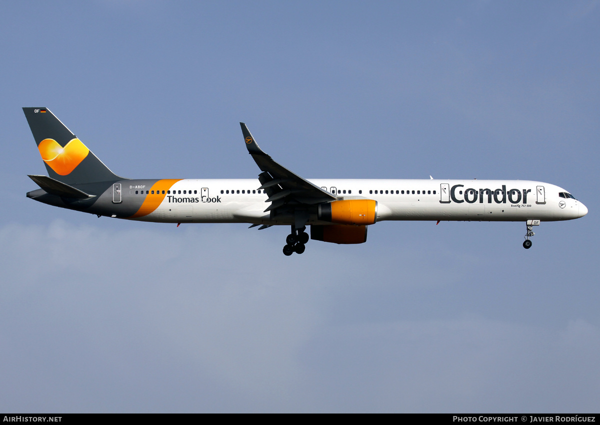 Aircraft Photo of D-ABOF | Boeing 757-330 | Condor Flugdienst | AirHistory.net #495259
