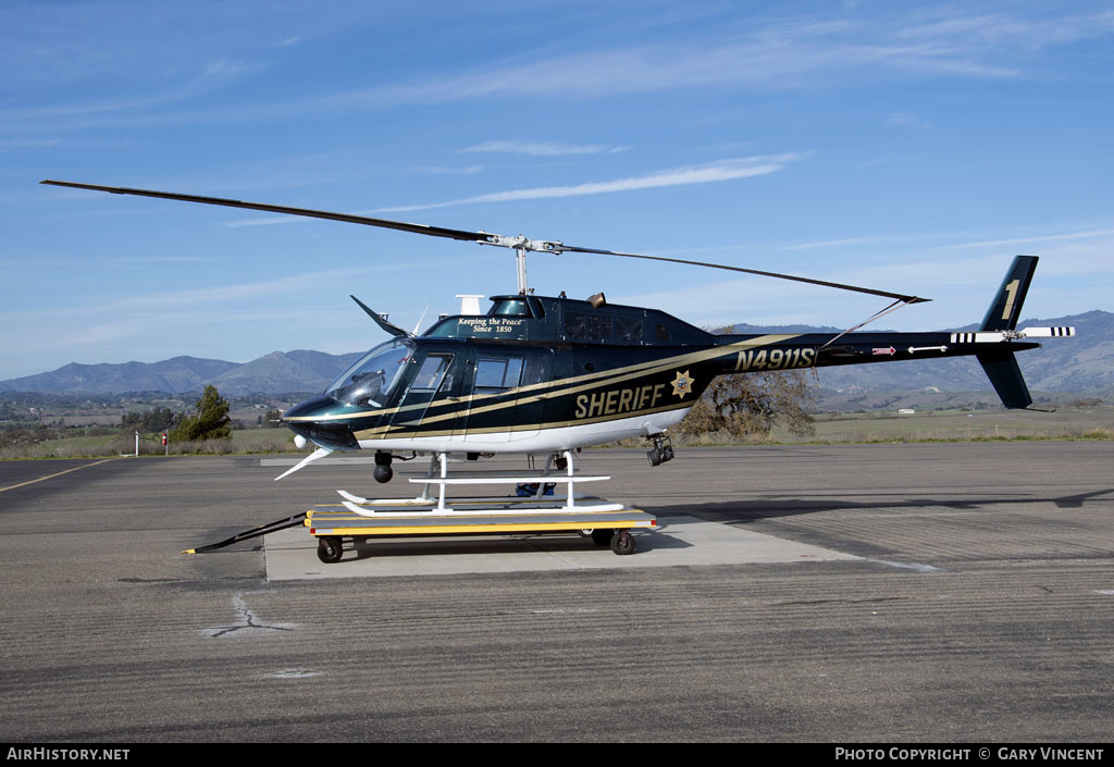 Aircraft Photo of N4911S | Bell OH-58A Kiowa (206A-1) | Santa Barbara County Sheriff | AirHistory.net #495270