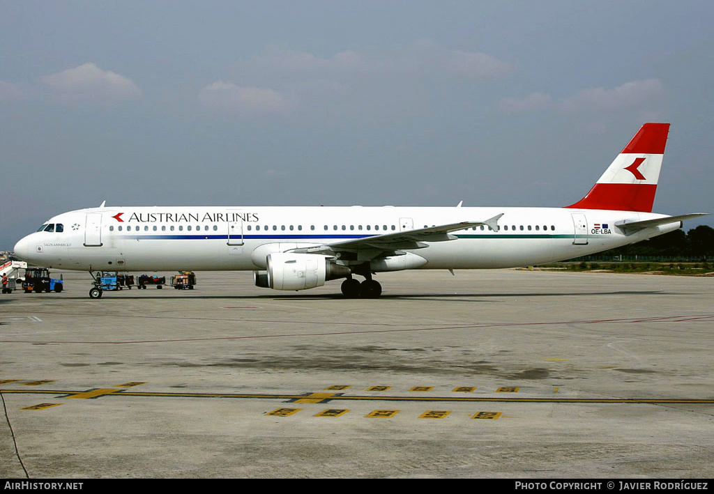 Aircraft Photo of OE-LBA | Airbus A321-111 | Austrian Airlines | AirHistory.net #495277