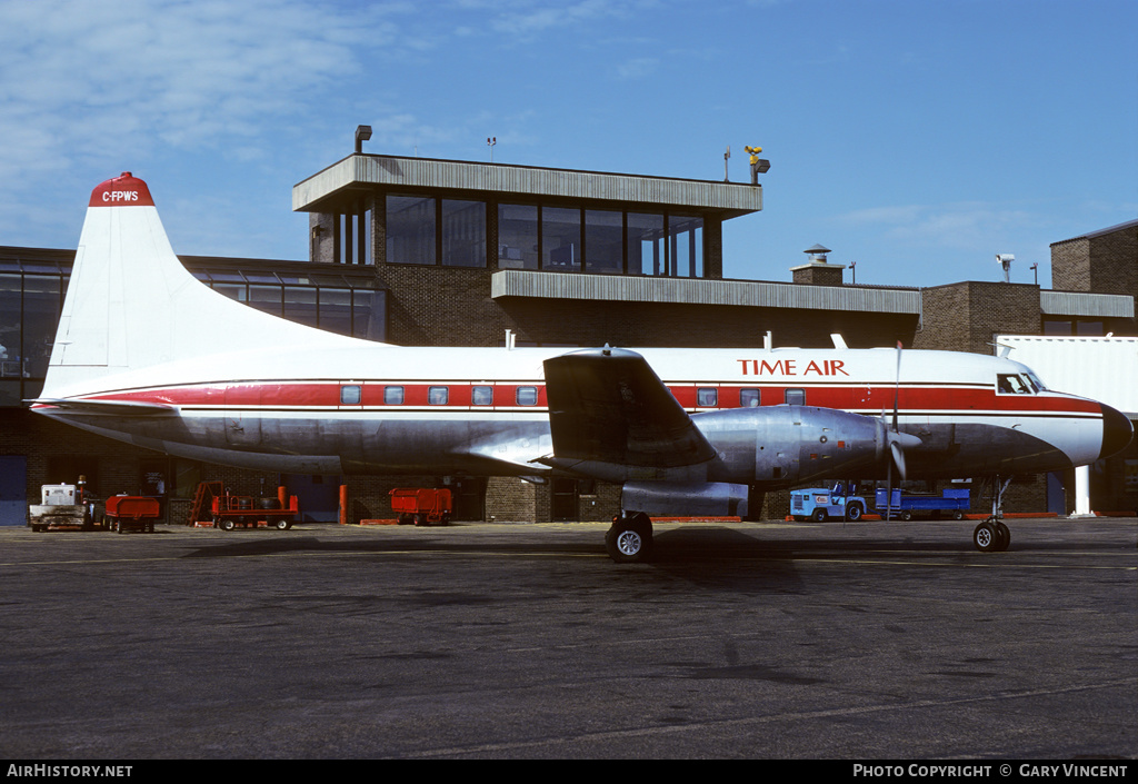 Aircraft Photo of C-FPWS | Convair 640 | Time Air | AirHistory.net #495282
