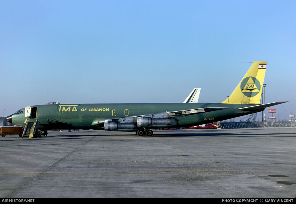 Aircraft Photo of OD-AGN | Boeing 707-323C | TMA of Lebanon - Trans Mediterranean Airways | AirHistory.net #495296