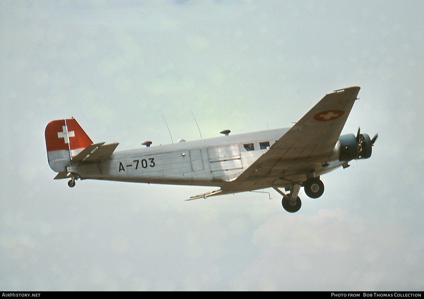 Aircraft Photo of A-703 | Junkers Ju 52/3m g4e | Switzerland - Air Force | AirHistory.net #495299