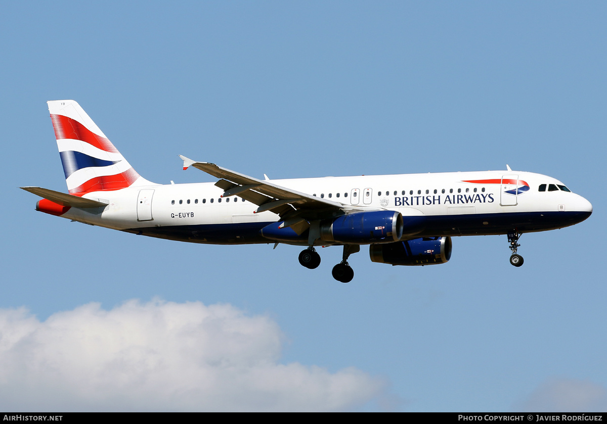 Aircraft Photo of G-EUYB | Airbus A320-232 | British Airways | AirHistory.net #495304