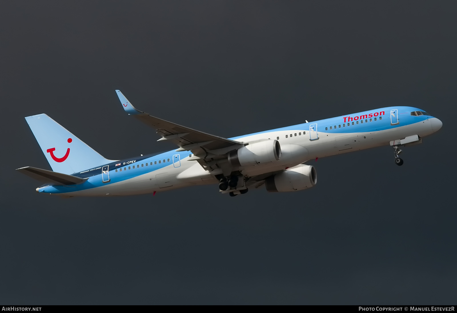Aircraft Photo of G-CPEV | Boeing 757-236 | Thomson Airways | AirHistory.net #495325