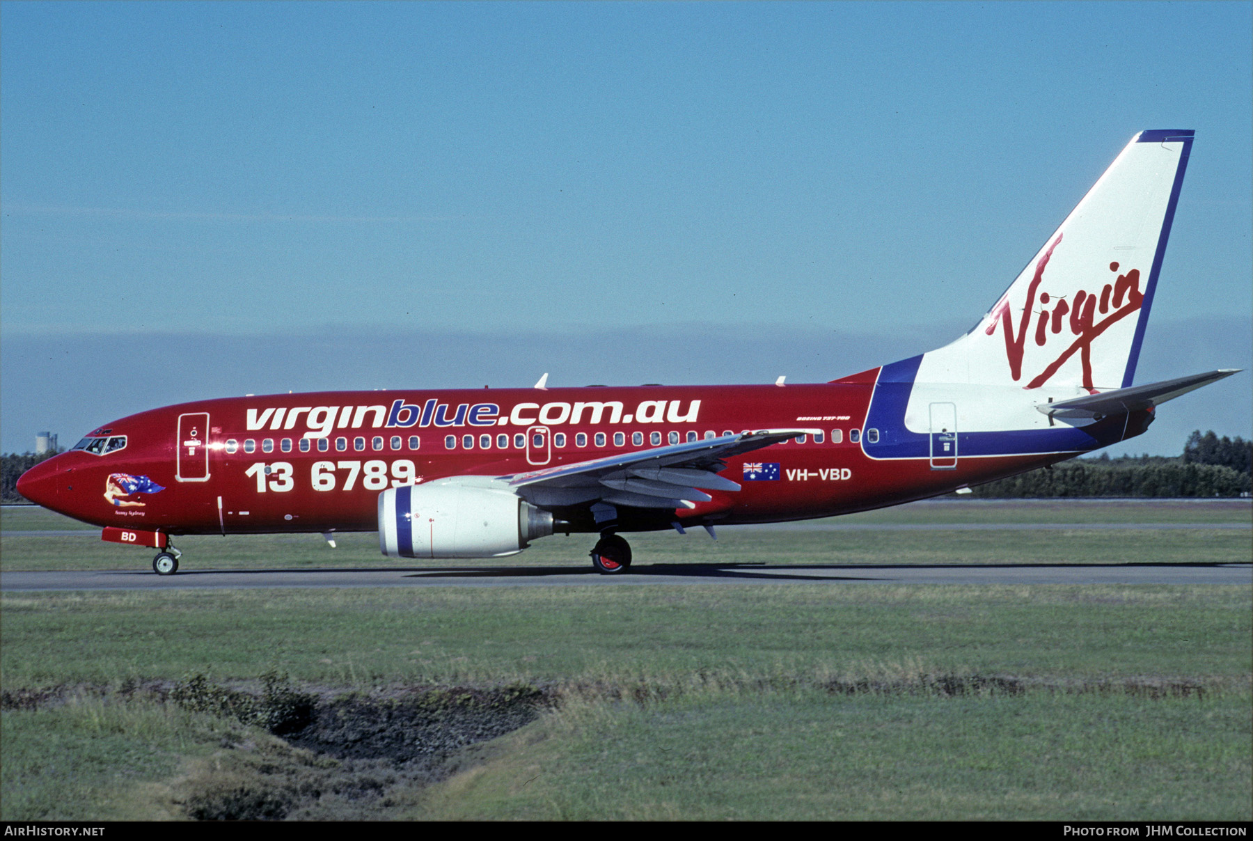 Aircraft Photo of VH-VBD | Boeing 737-7Q8 | Virgin Blue Airlines | AirHistory.net #495347