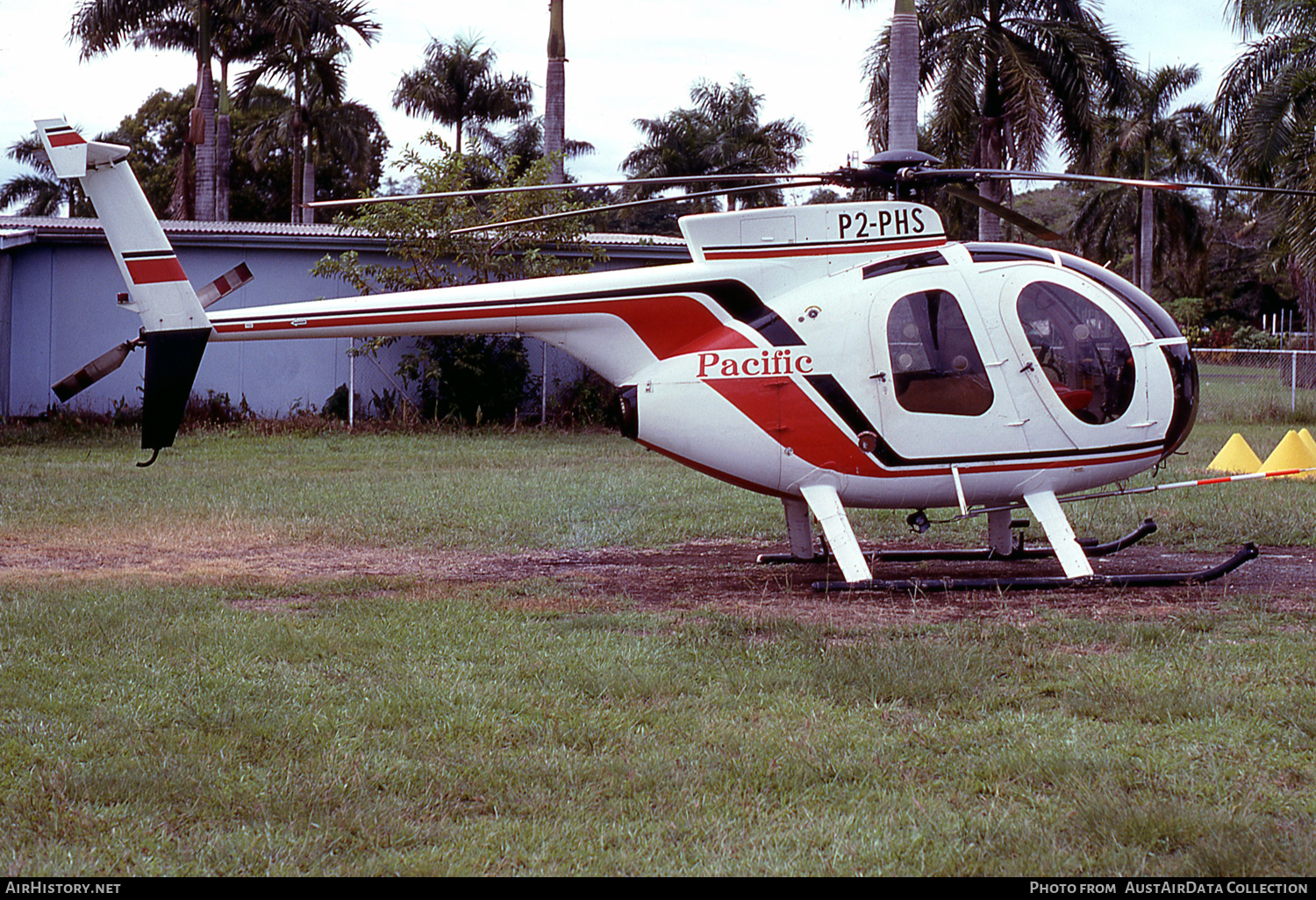 Aircraft Photo of P2-PHS | Hughes 500D (369D) | Pacific Helicopters | AirHistory.net #495358