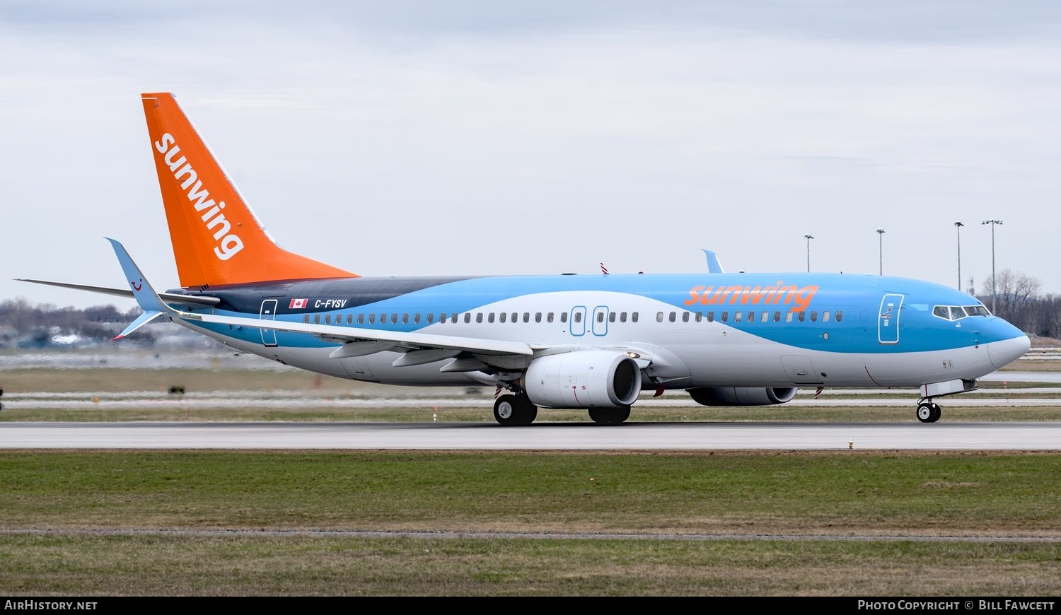 Aircraft Photo of C-FYSV | Boeing 737-8K5 | Sunwing Airlines | AirHistory.net #495397