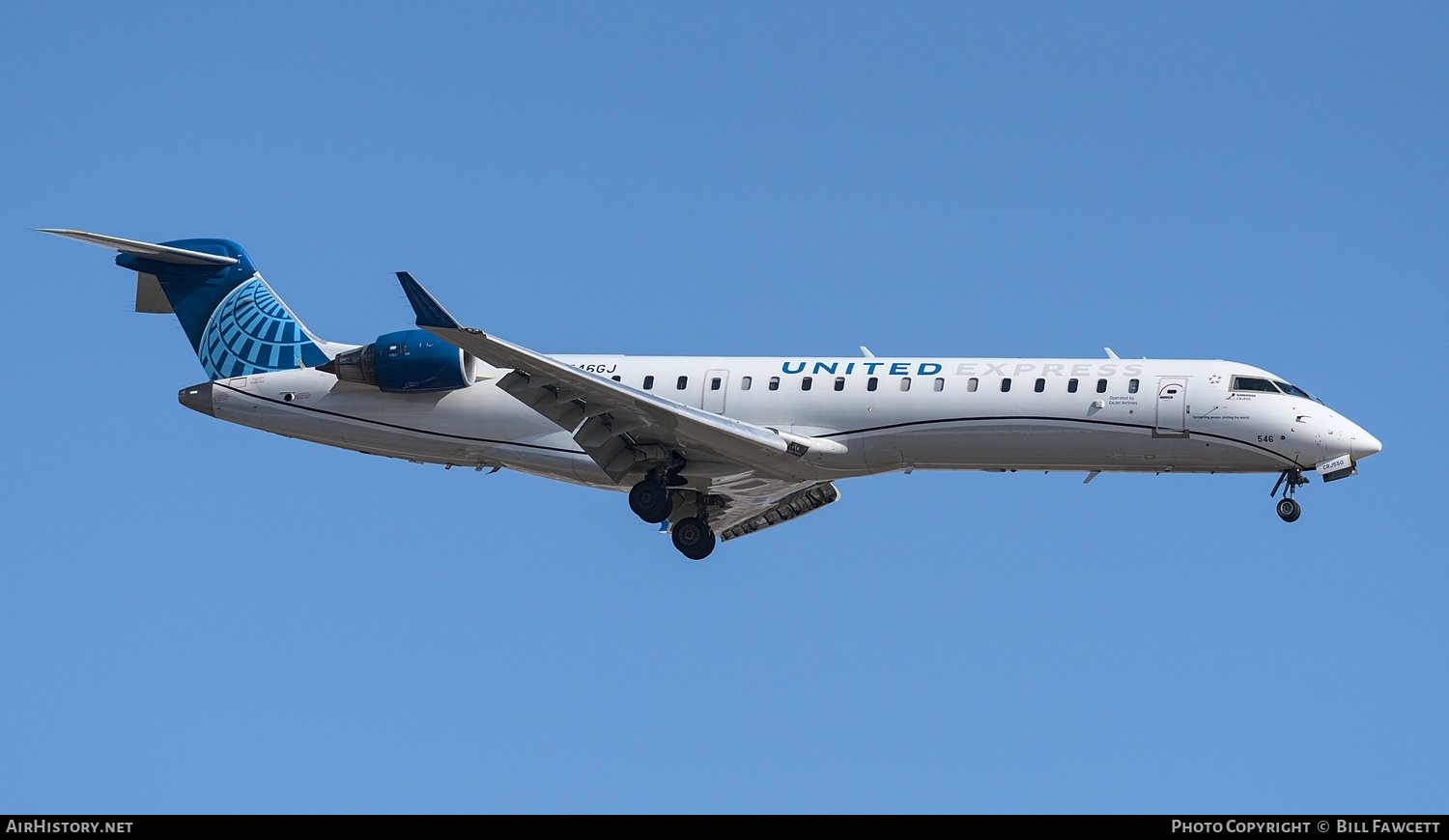 Aircraft Photo of N546GJ | Bombardier CRJ-550 (CL-600-2C11) | United Express | AirHistory.net #495407