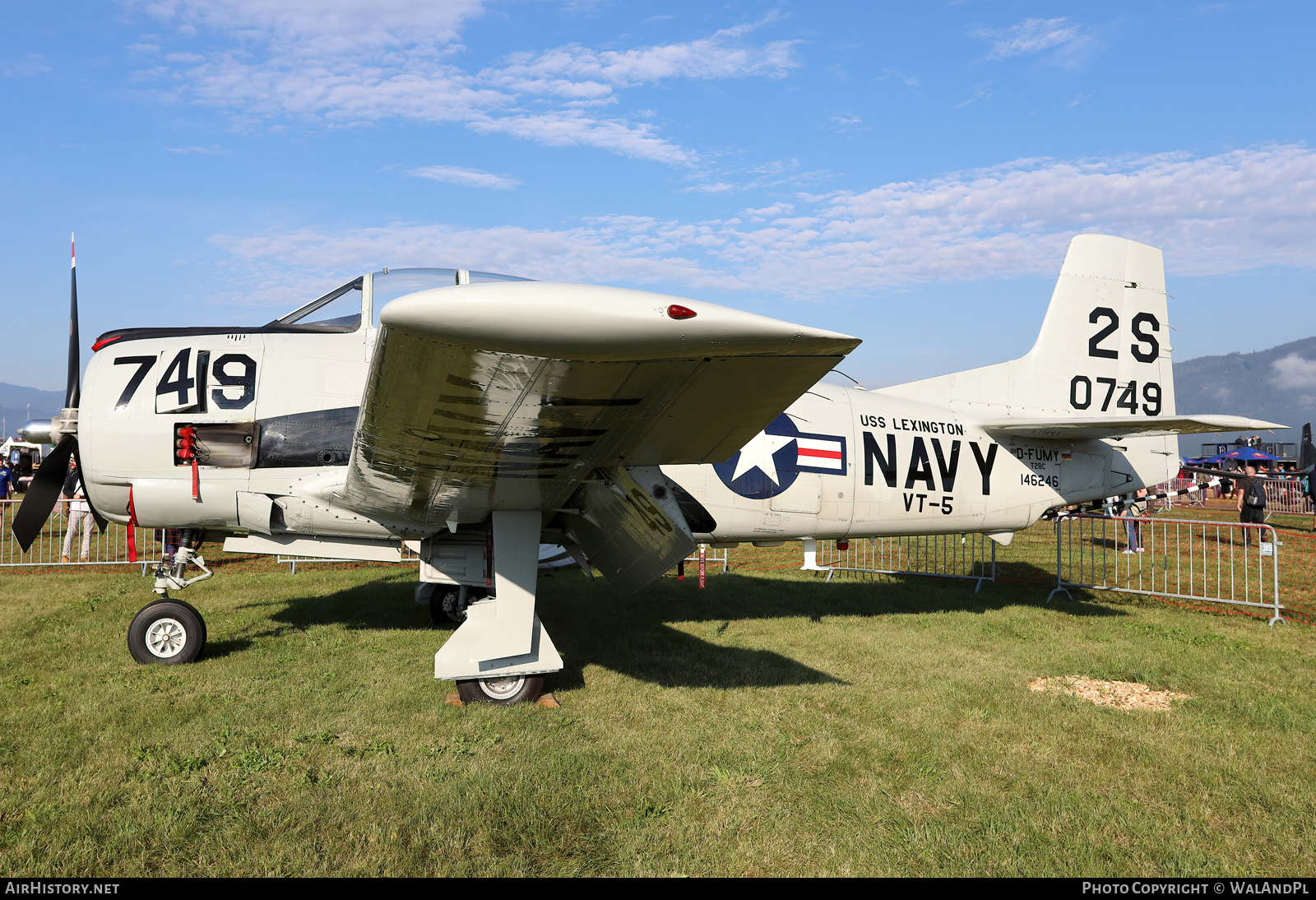 Aircraft Photo of D-FUMY / 146246 | North American T-28C Trojan | USA - Navy | AirHistory.net #495410